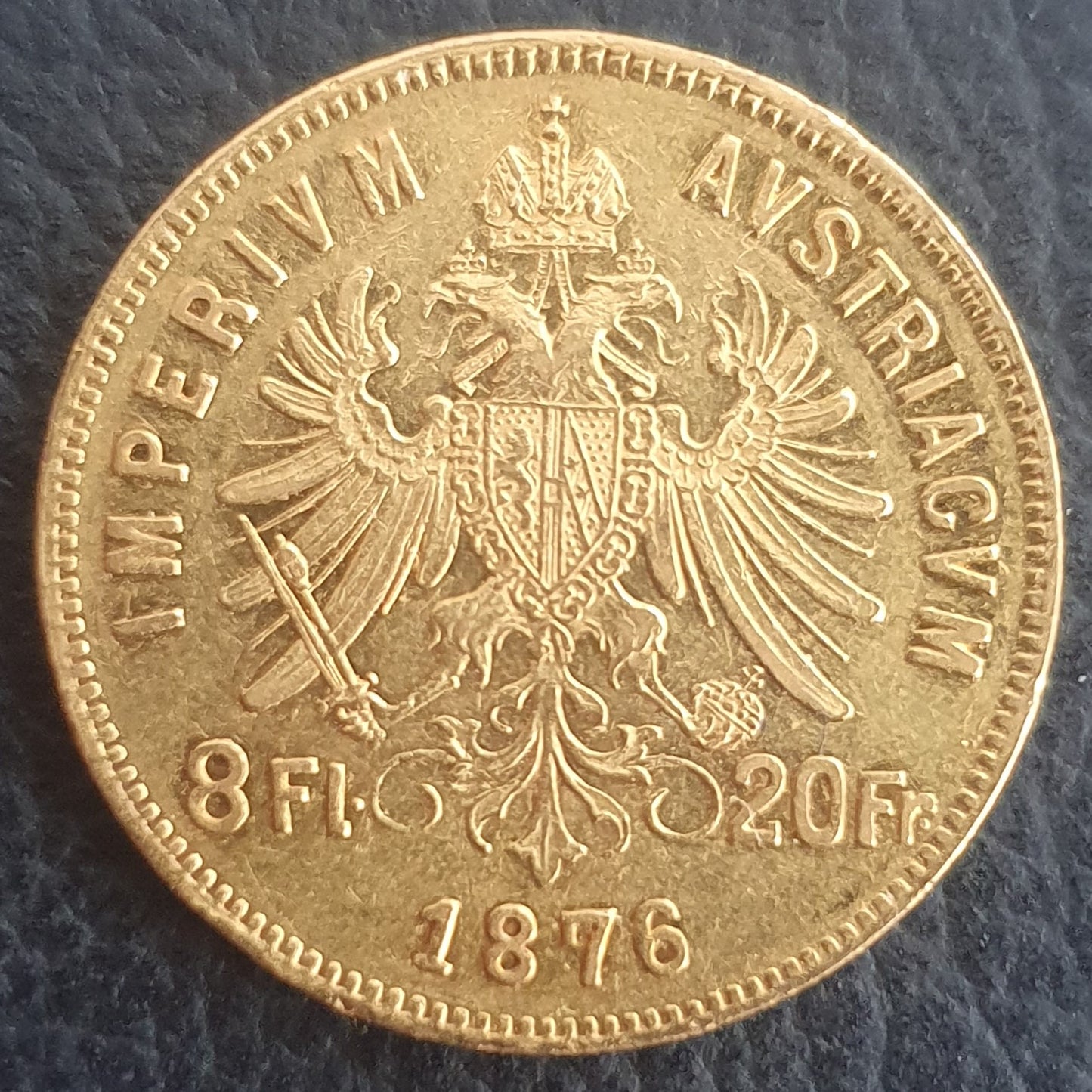 8 Florin Österreich Ungarn Franz Joseph 1876