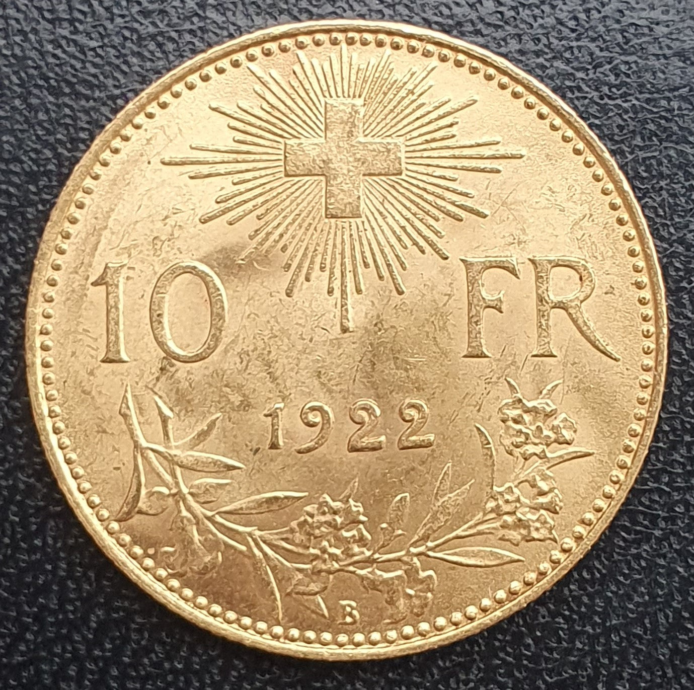 10 Franken Vreneli Schweiz 1922