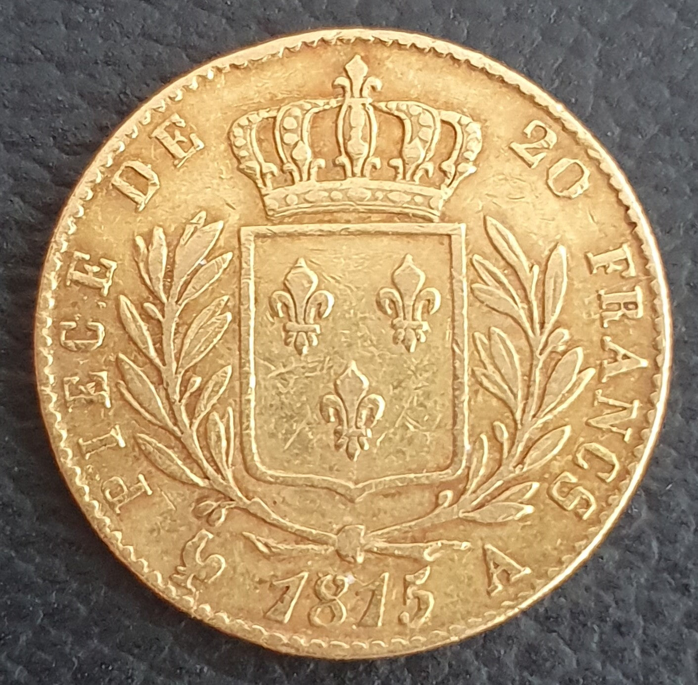 20 Francs Frankreich Louis XVIII 1815 A