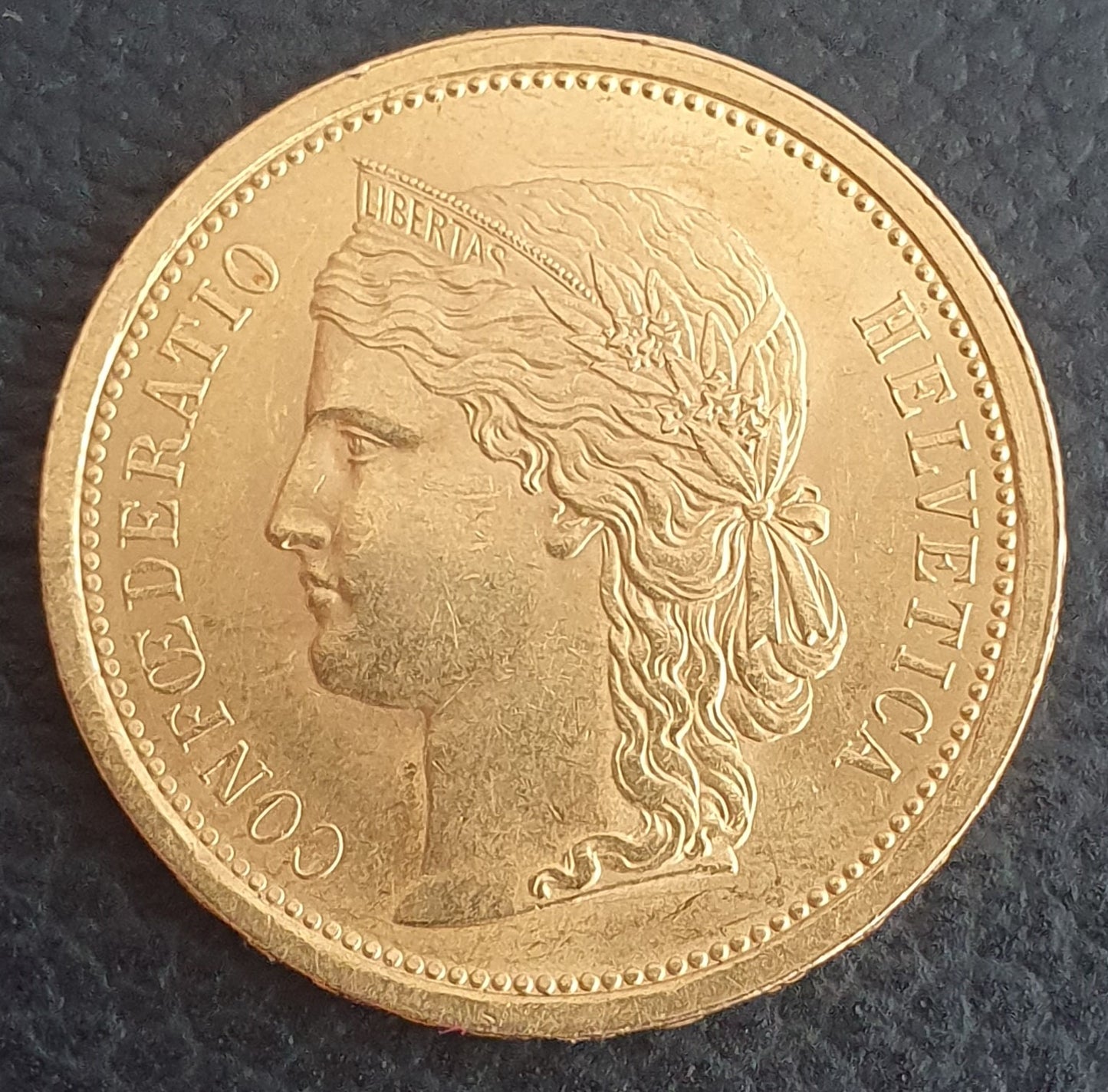 20 Franken Schweiz Helvetia / Vreneli 1886 B