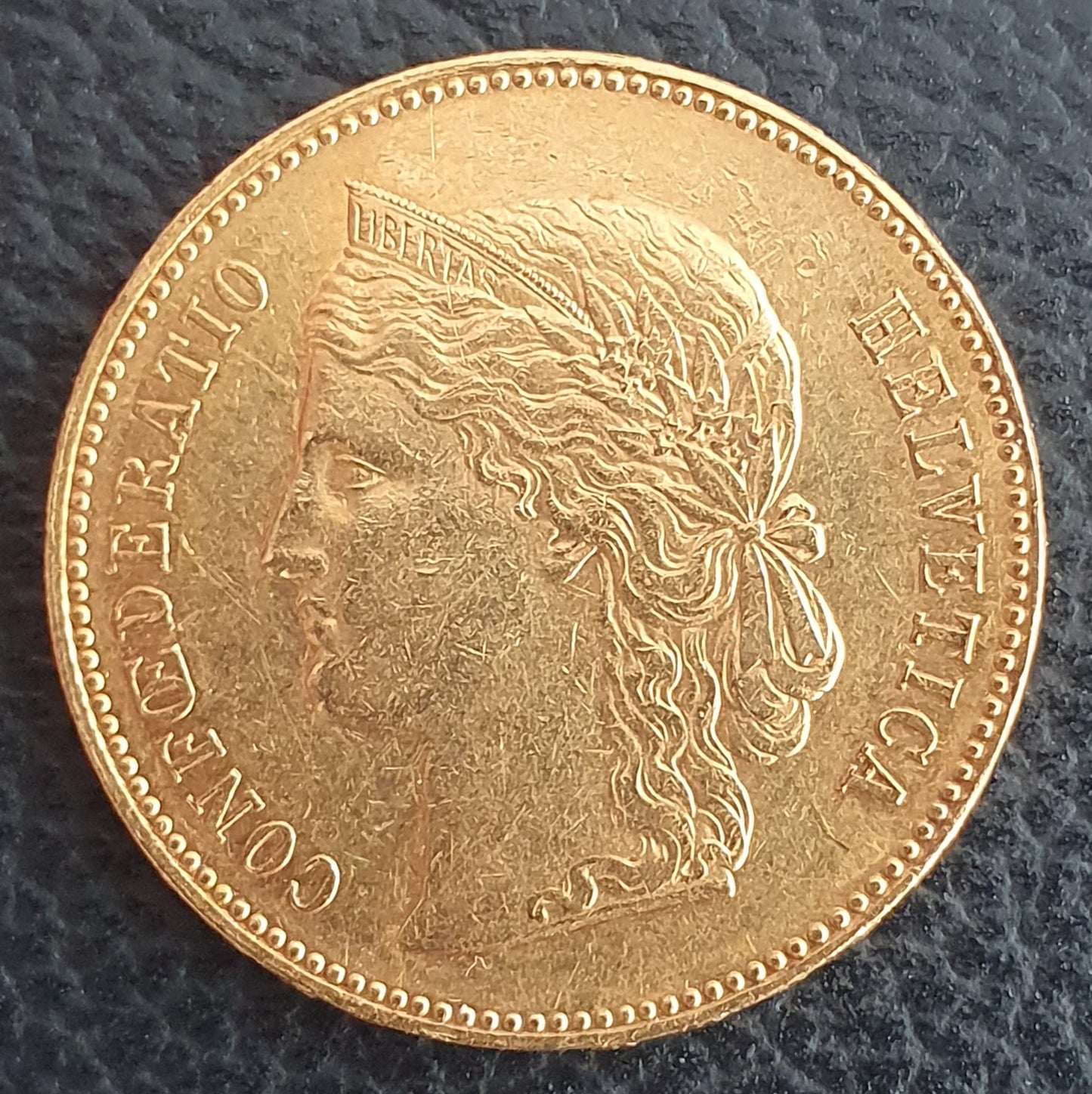 20 Franken Schweiz Helvetia / Vreneli 1890 B