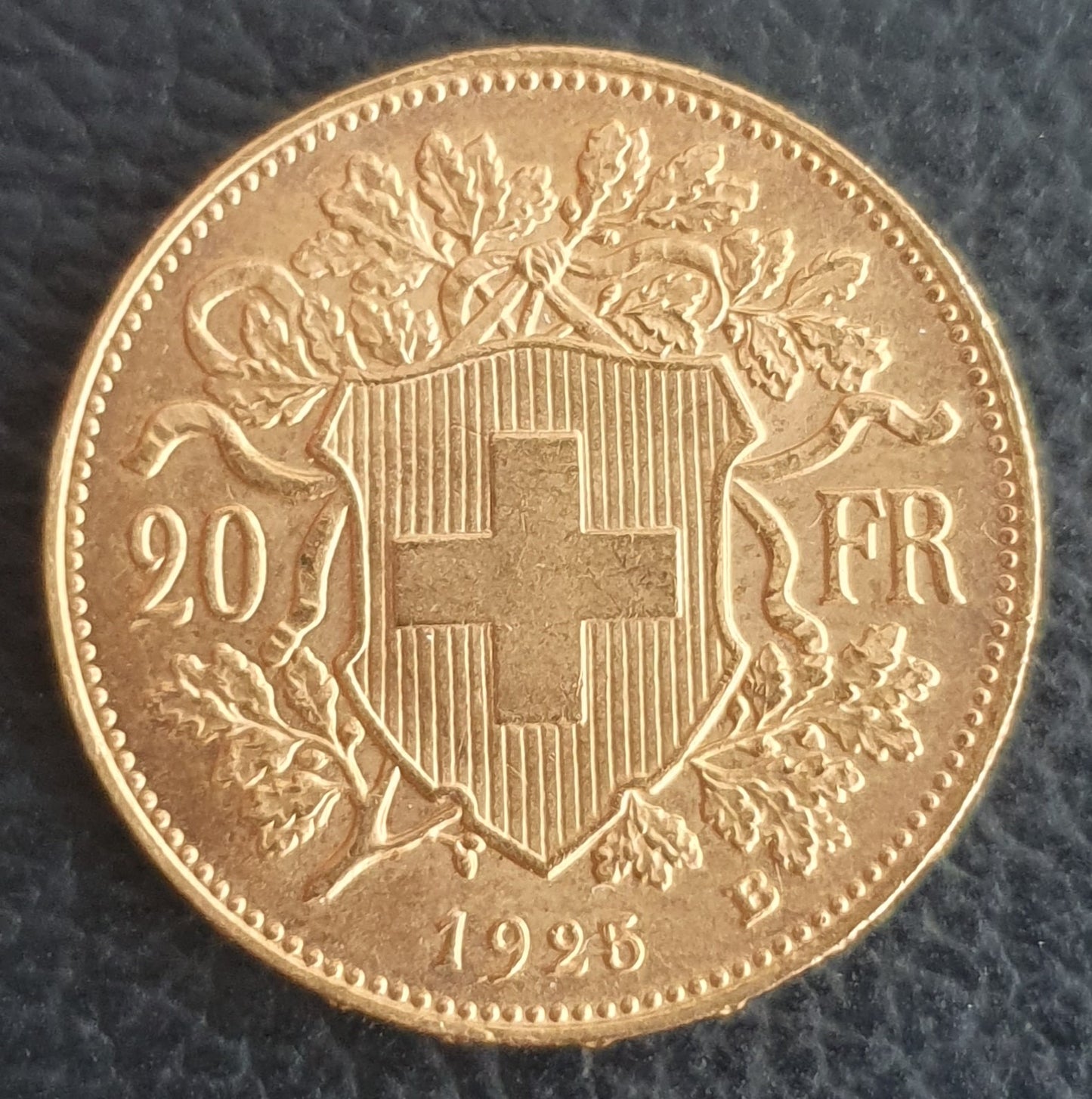 20 Franken Schweiz "Vreneli" Jahrgang 1925 B