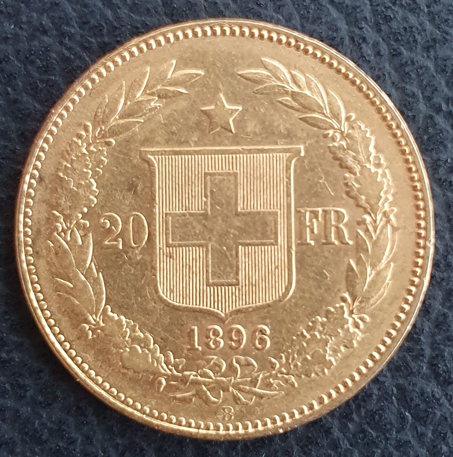 20 Franken Schweiz Helvetia / Vreneli 1896 B