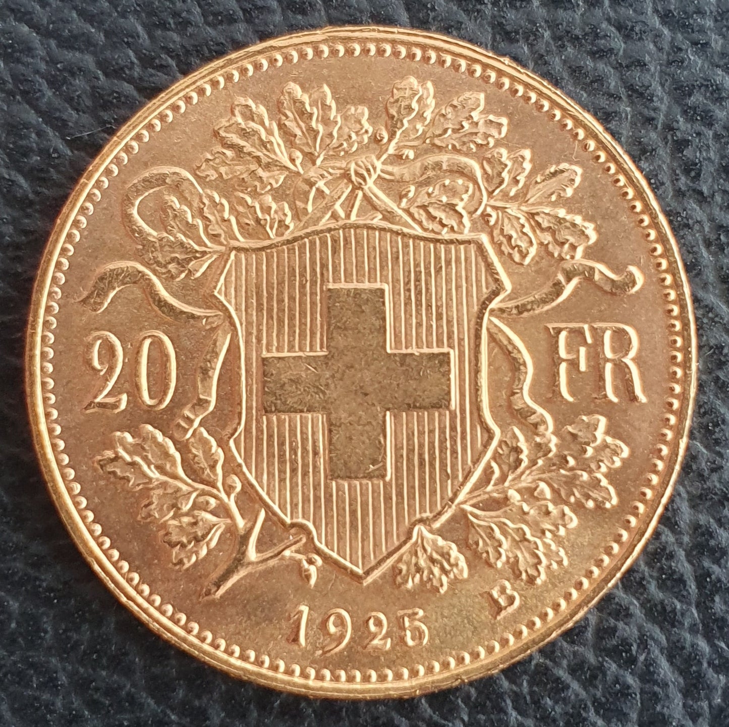 20 Franken Schweiz "Vreneli" Jahrgang 1925 B