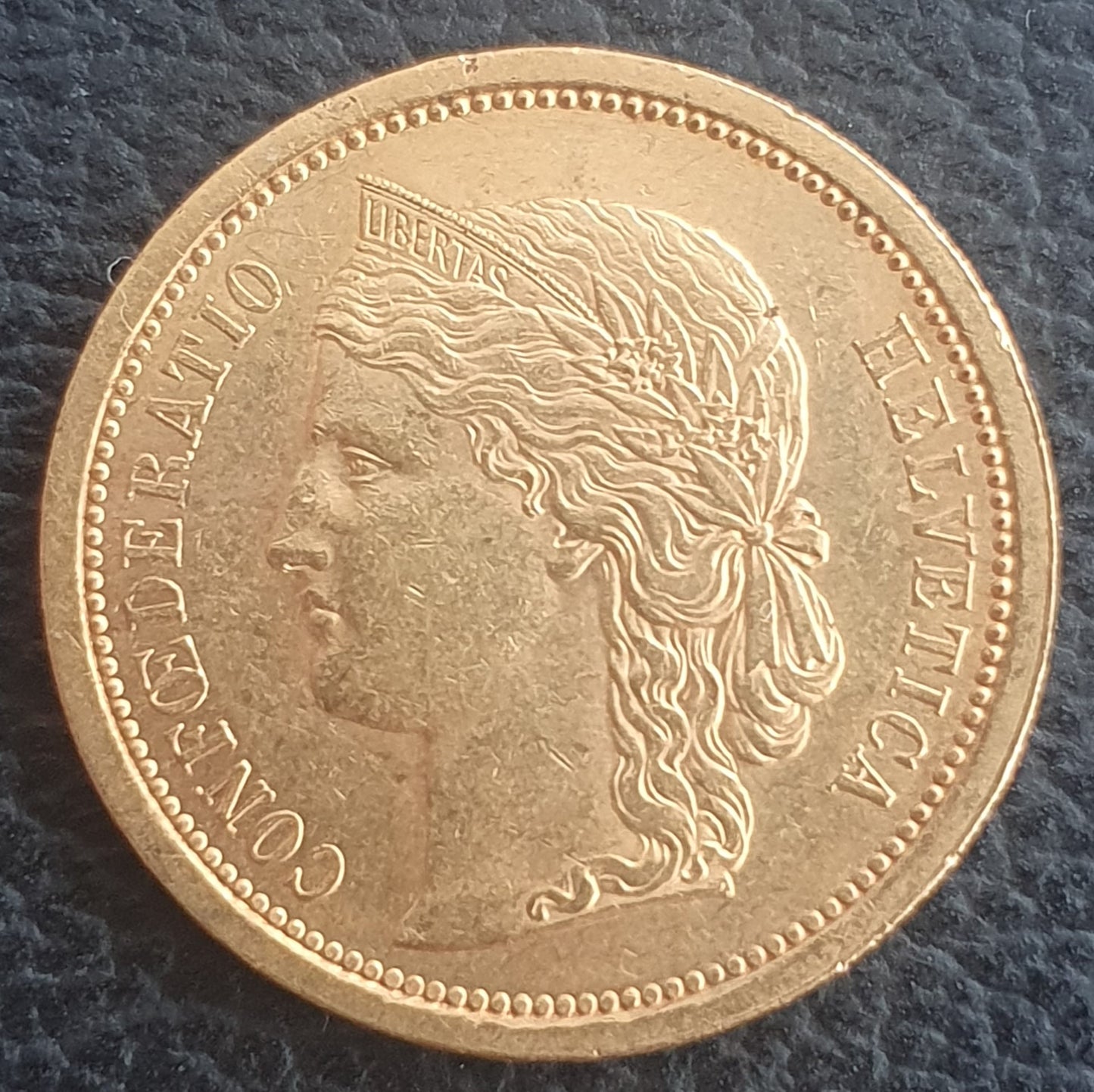 20 Franken Schweiz Helvetia / Vreneli 1886 B