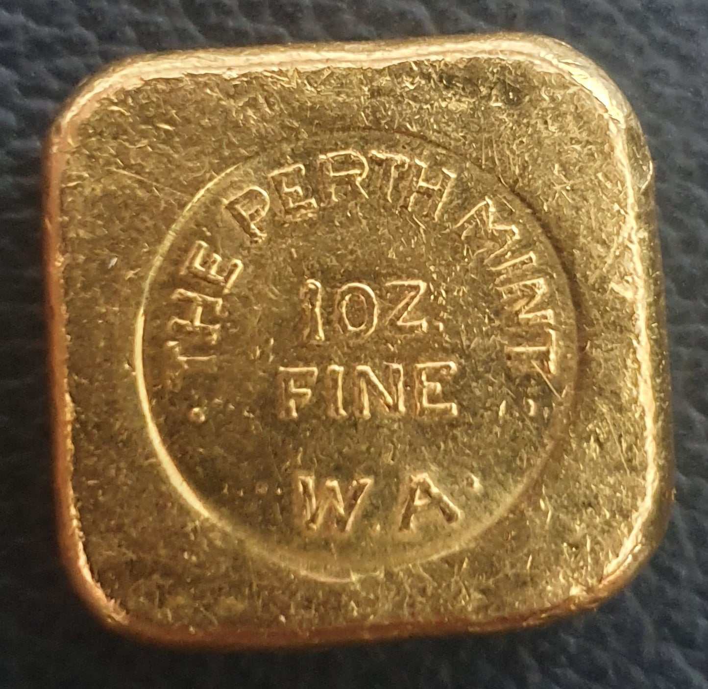 1 Oz Perth Mint mit altem Logo Gussbarren