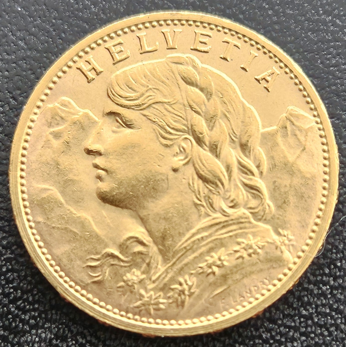 20 Franken Schweiz "Vreneli" Jahrgang 1913 B
