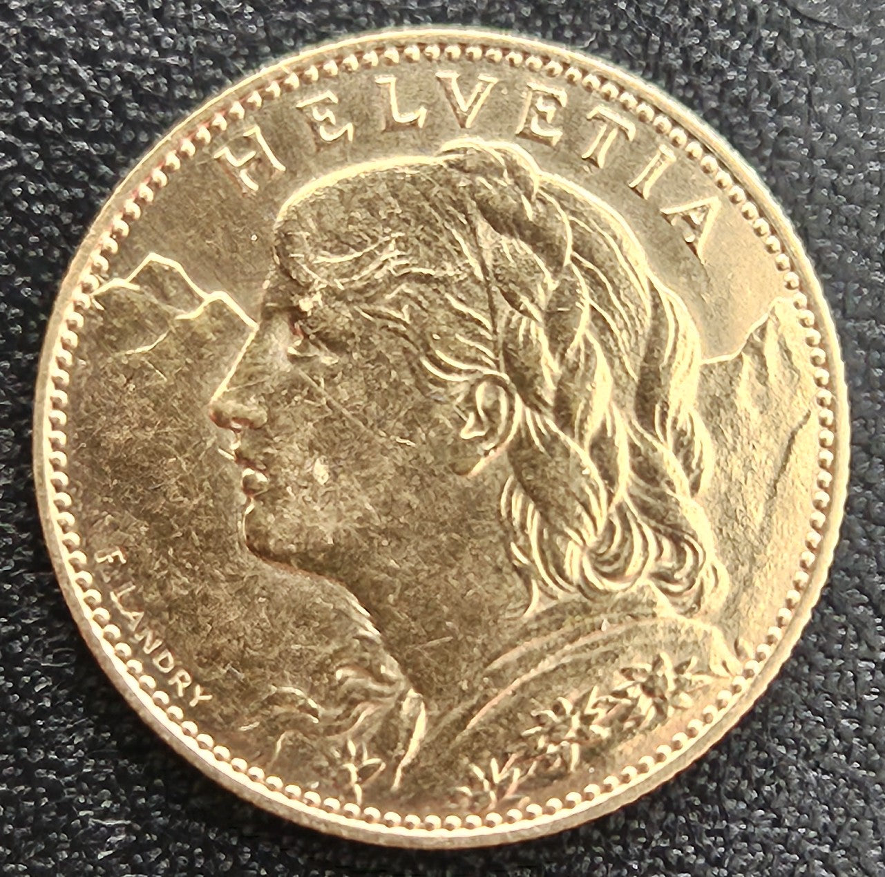 10 Franken Vreneli Schweiz 1916