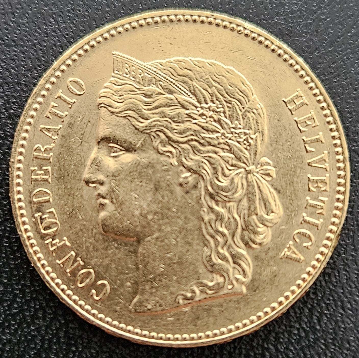 20 Franken Schweiz Helvetia / Vreneli 1896 B