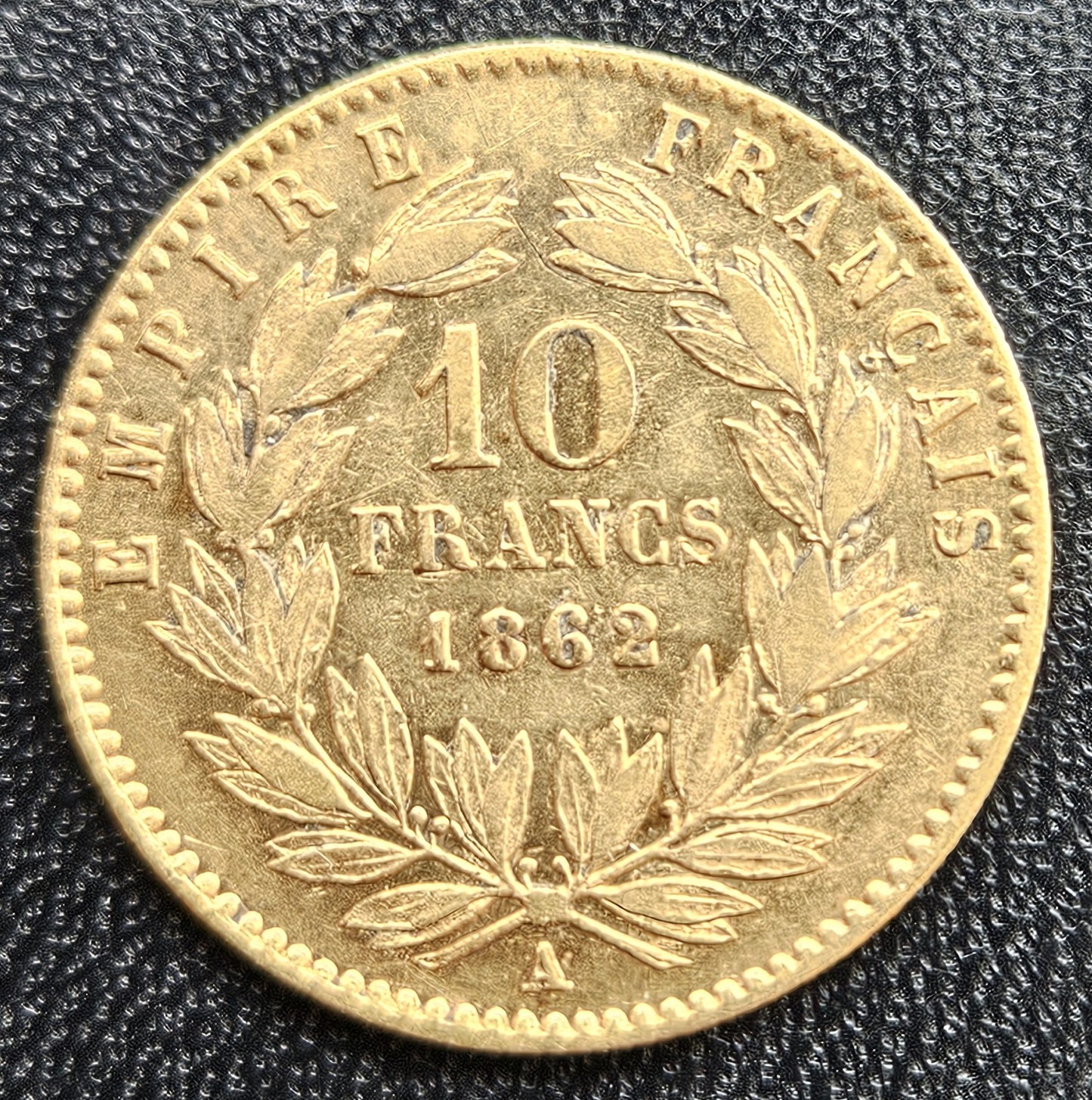 10 Francs Napoleon III 1862 A