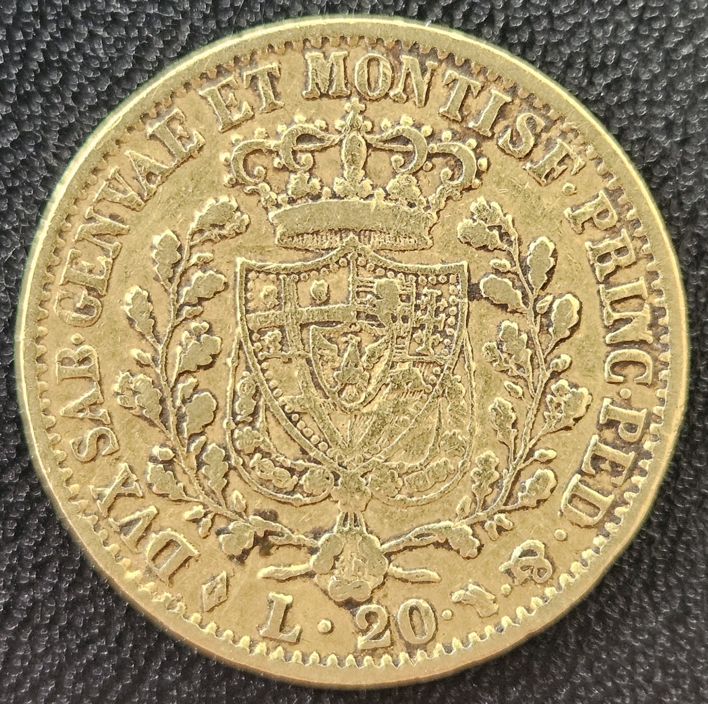 20 Lire Italien Carlo Felice 1828