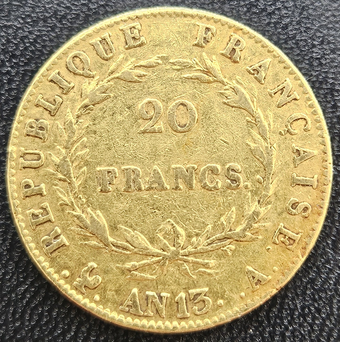 20 Francs Frankreich AN 13 A Napoleon I Empereur