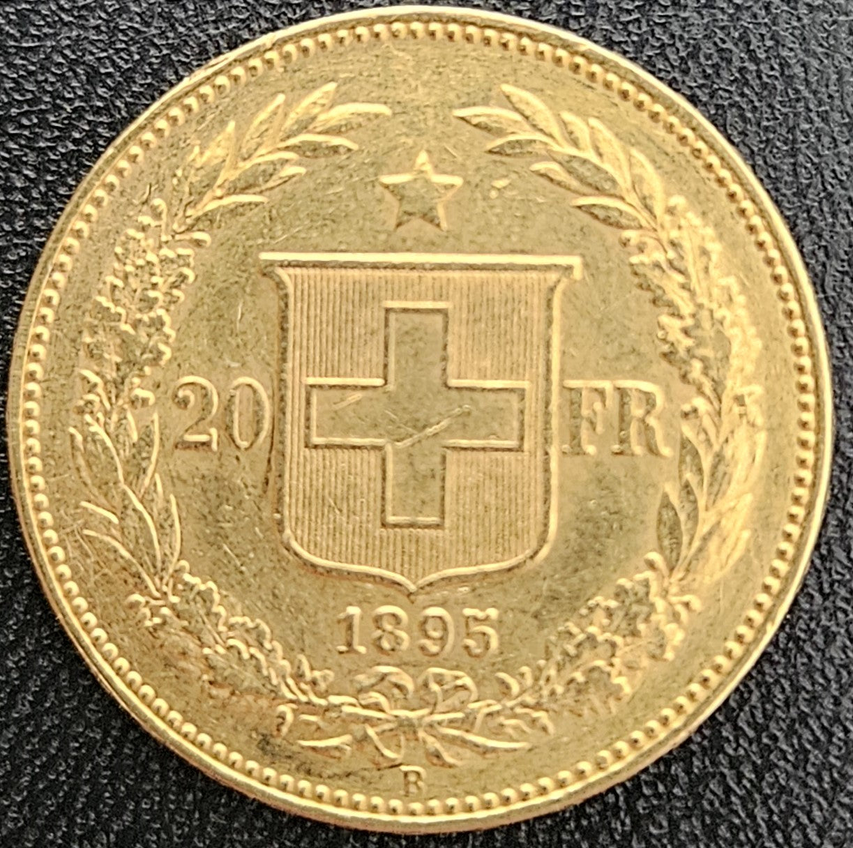 20 Franken Schweiz Helvetia / Vreneli 1895 B