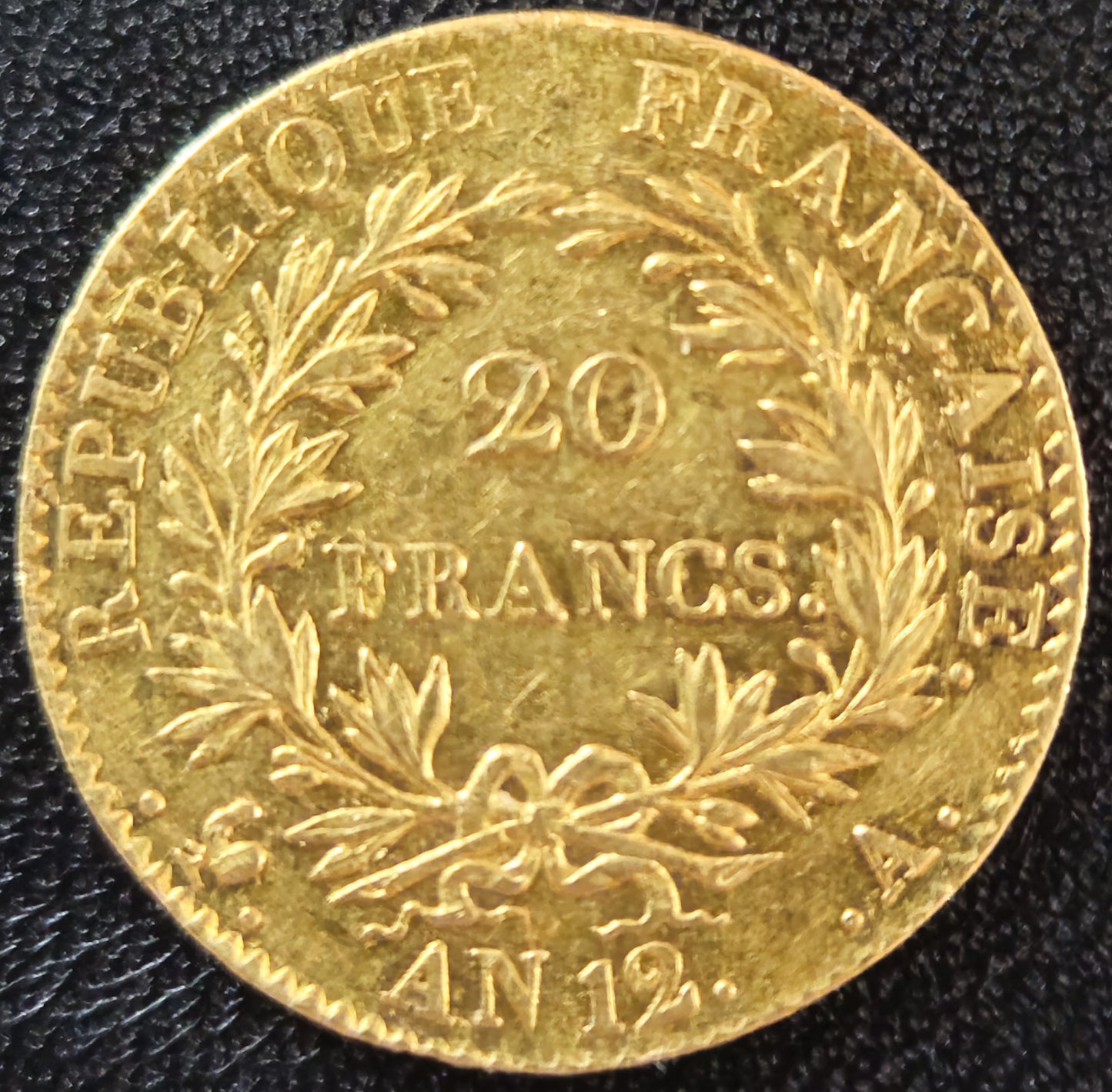20 Francs Frankreich AN 12 A Napoleon I Empereur