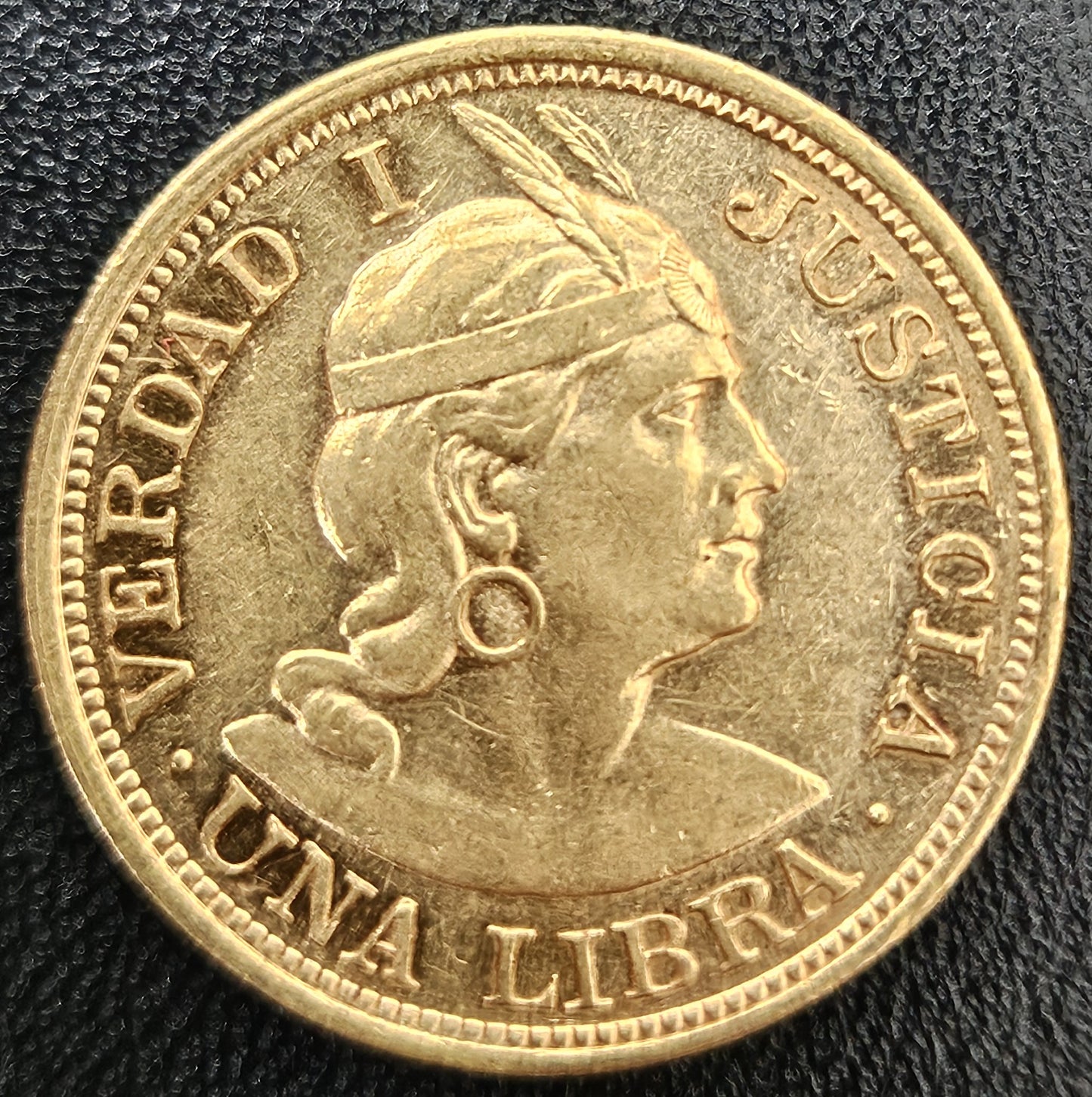 1 Libra Peru 1909