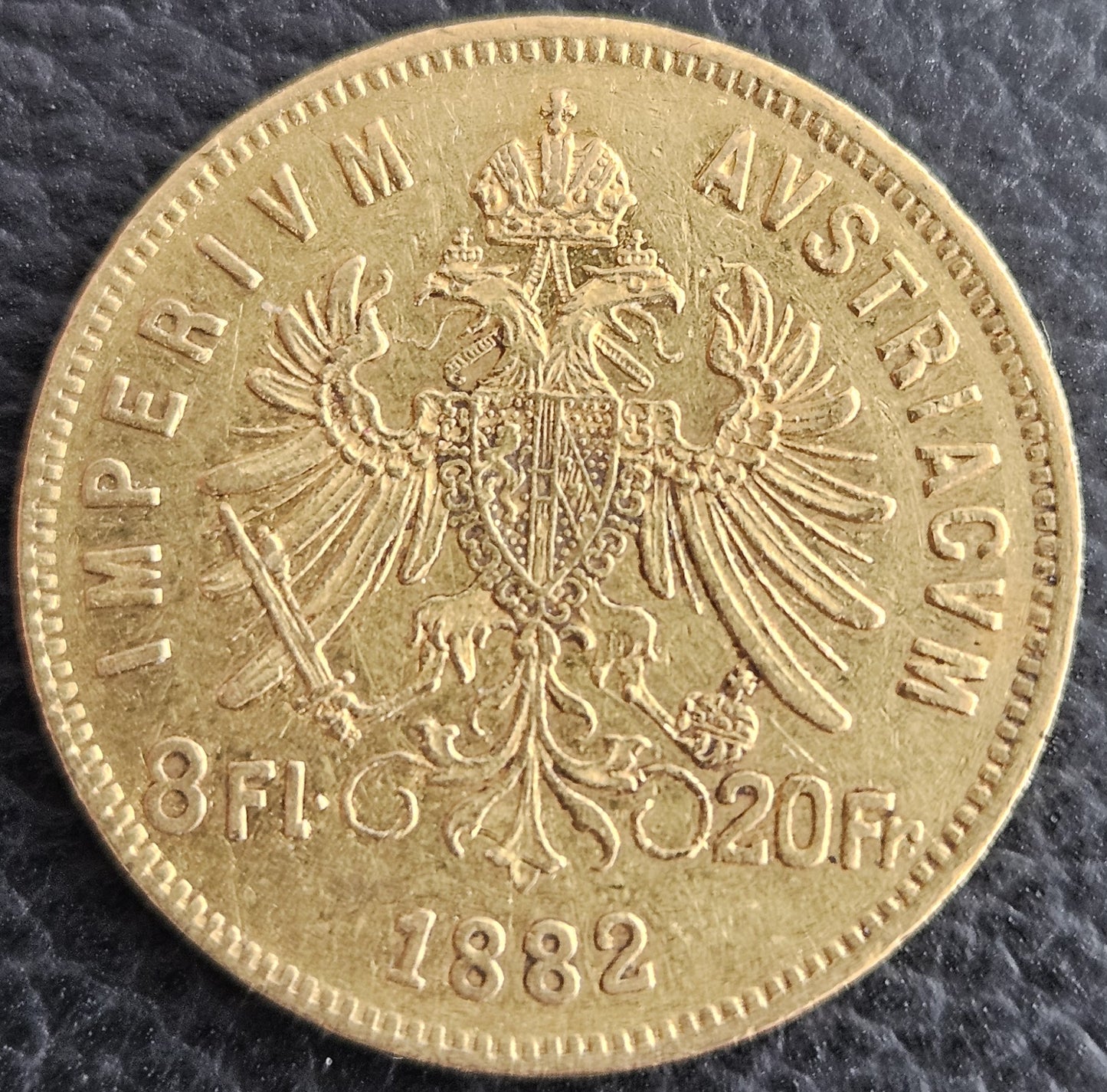 8 Florin Österreich Ungarn Franz Joseph 1882