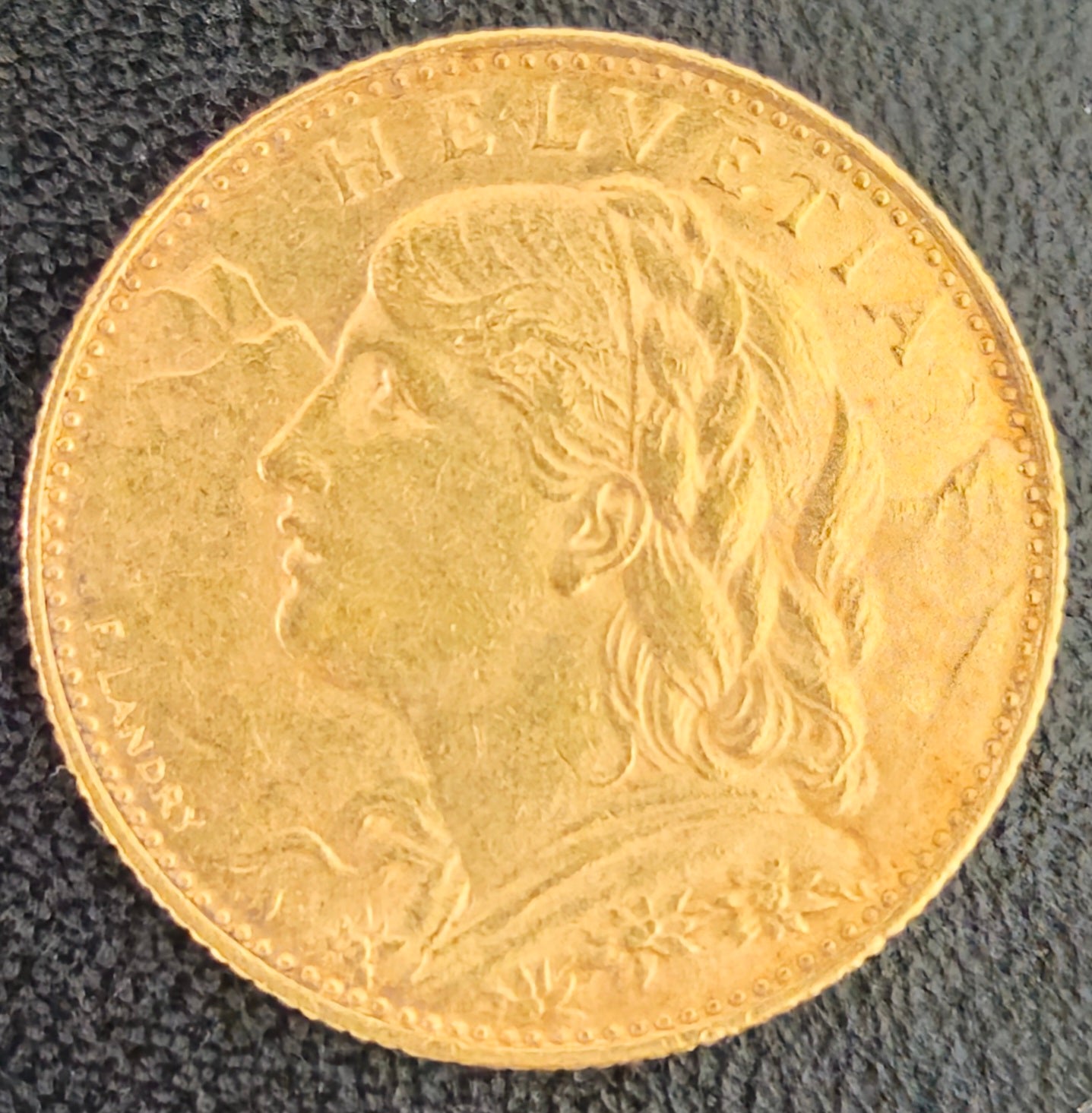 10 Franken Vreneli Schweiz 1913