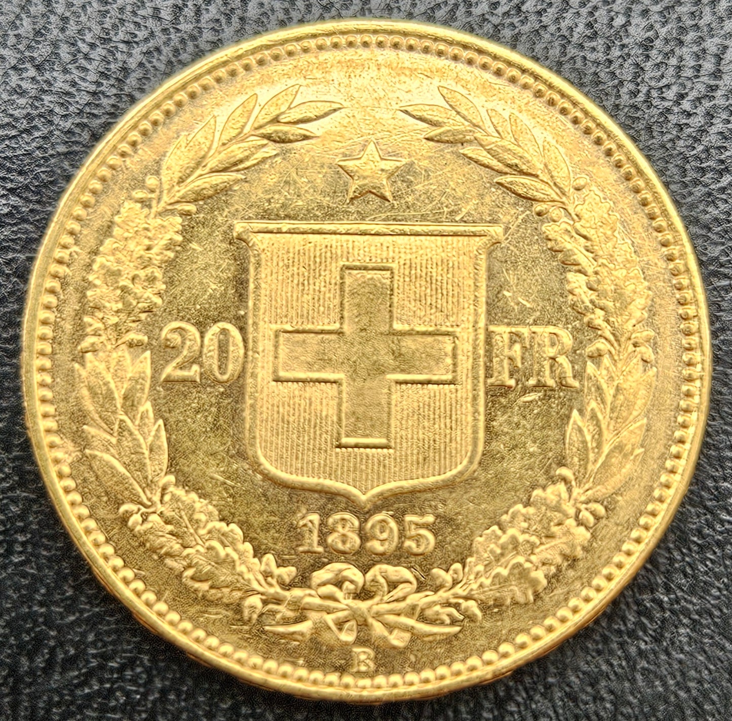20 Franken Schweiz Helvetia / Vreneli 1895 B