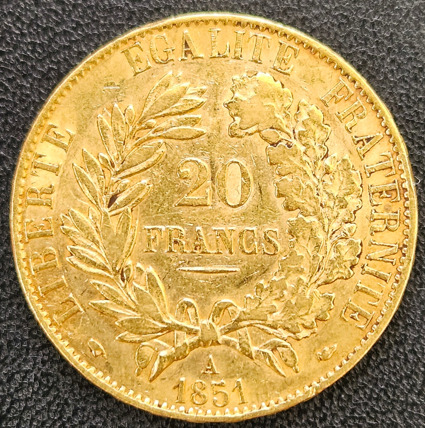 20 Francs Frankreich Ceres 1851 A