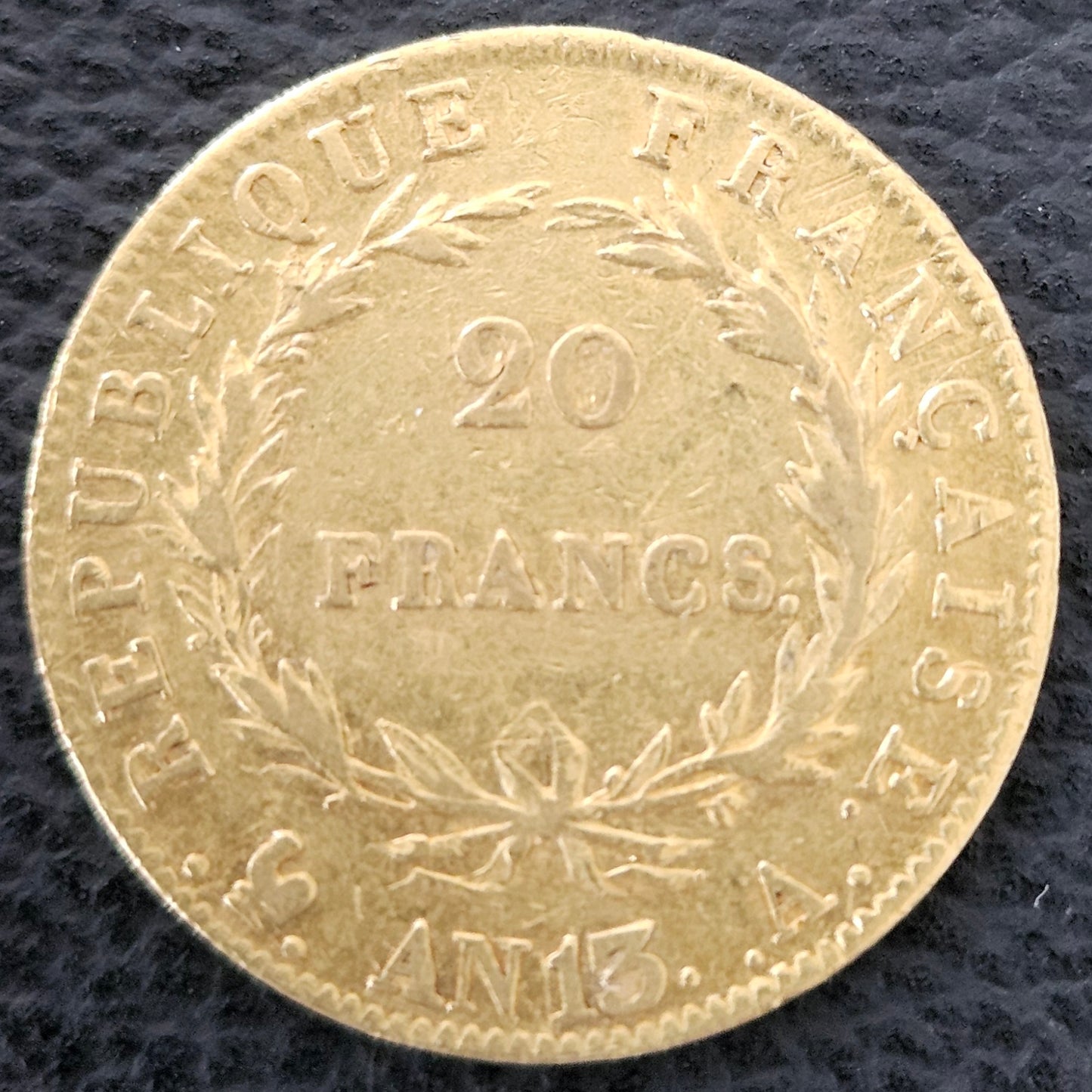 20 Francs Frankreich AN 13 A Napoleon I Empereur