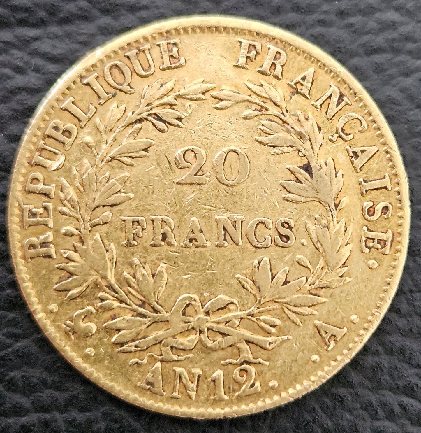 20 Francs Frankreich AN 12 A Napoleon I Empereur