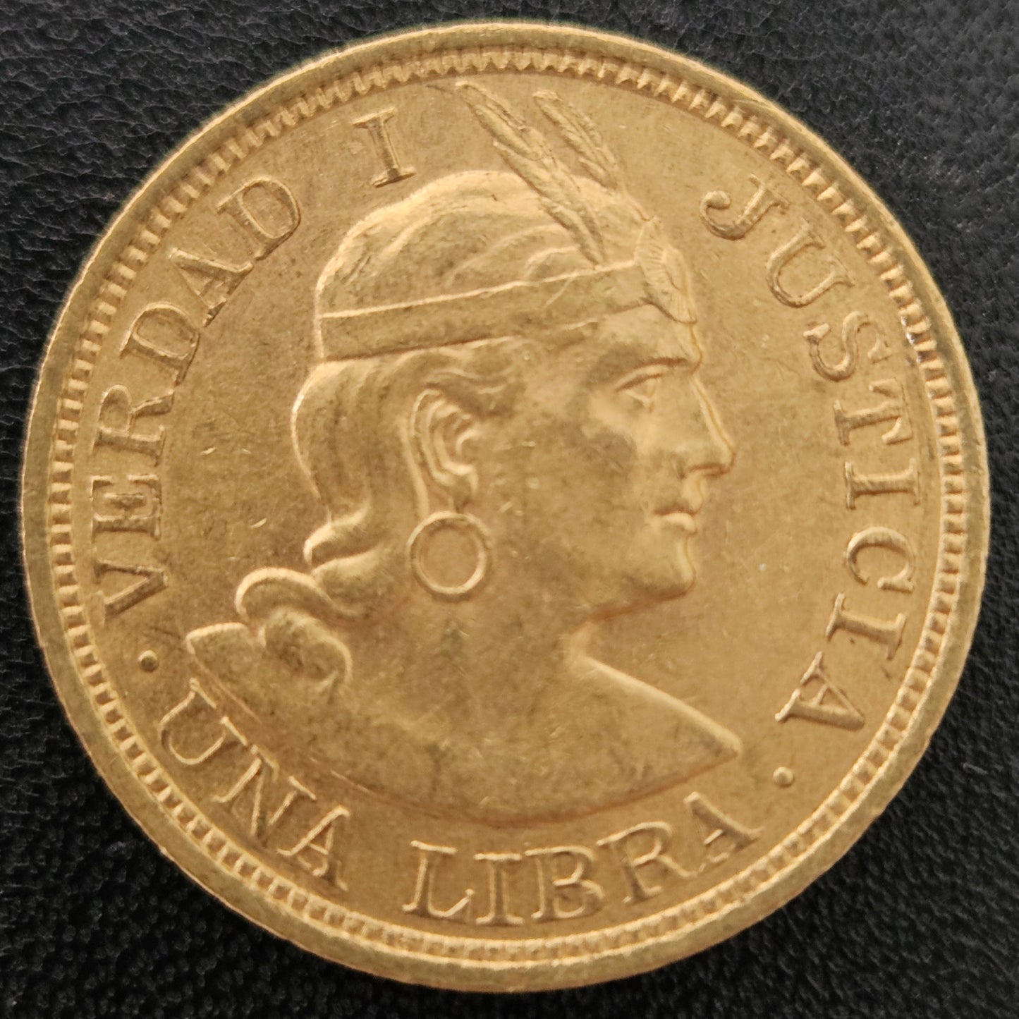 1 Libra Peru 1917