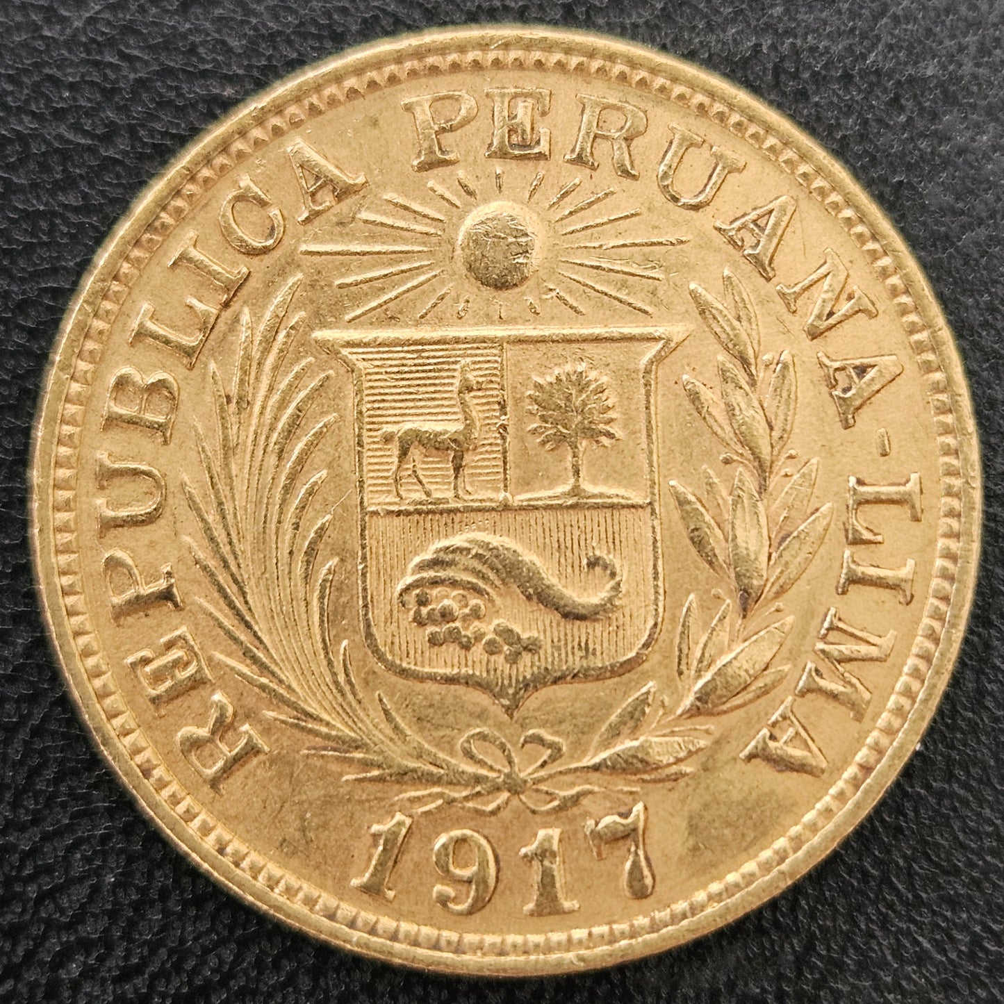 1 Libra Peru 1917