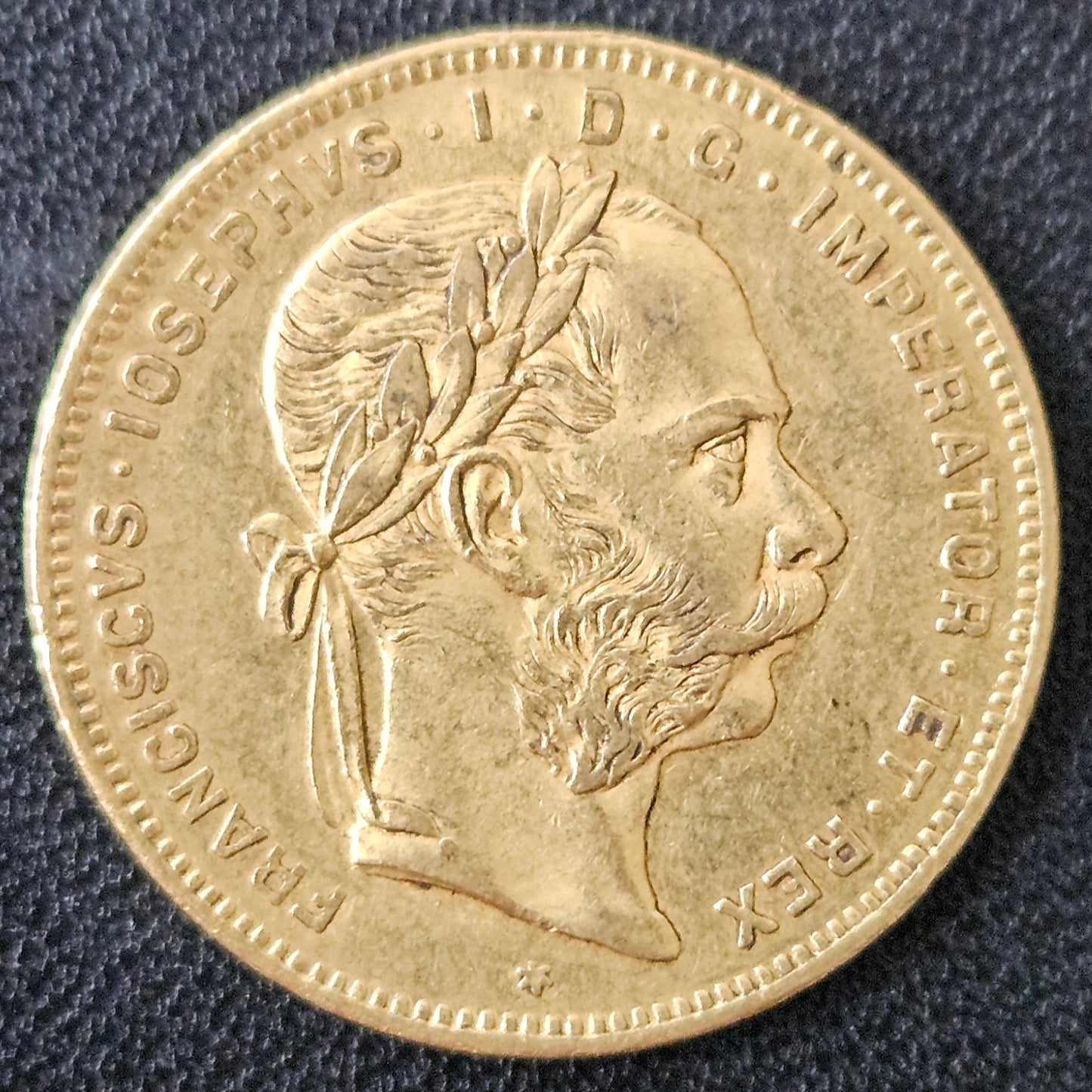 8 Florin Österreich Ungarn Franz Joseph 1871 (sehr selten)