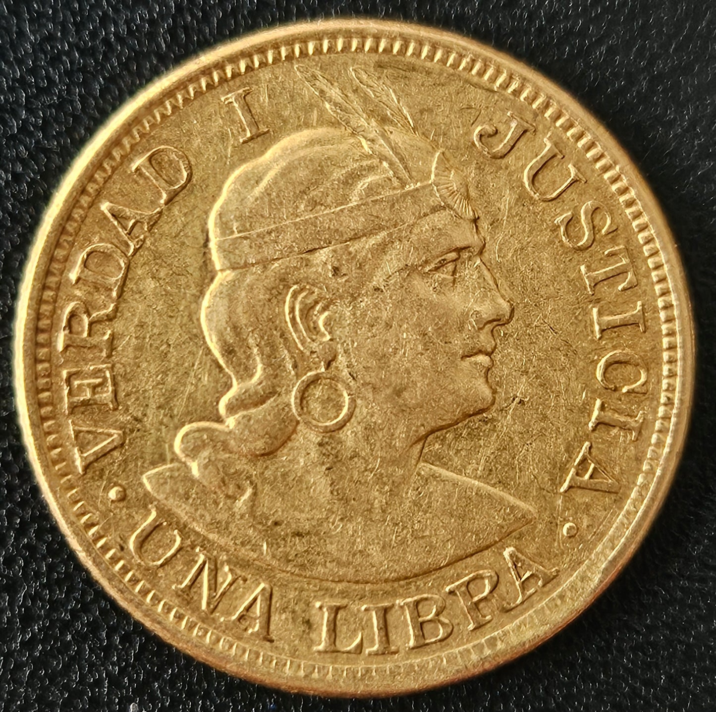 1 Libra Peru 1903