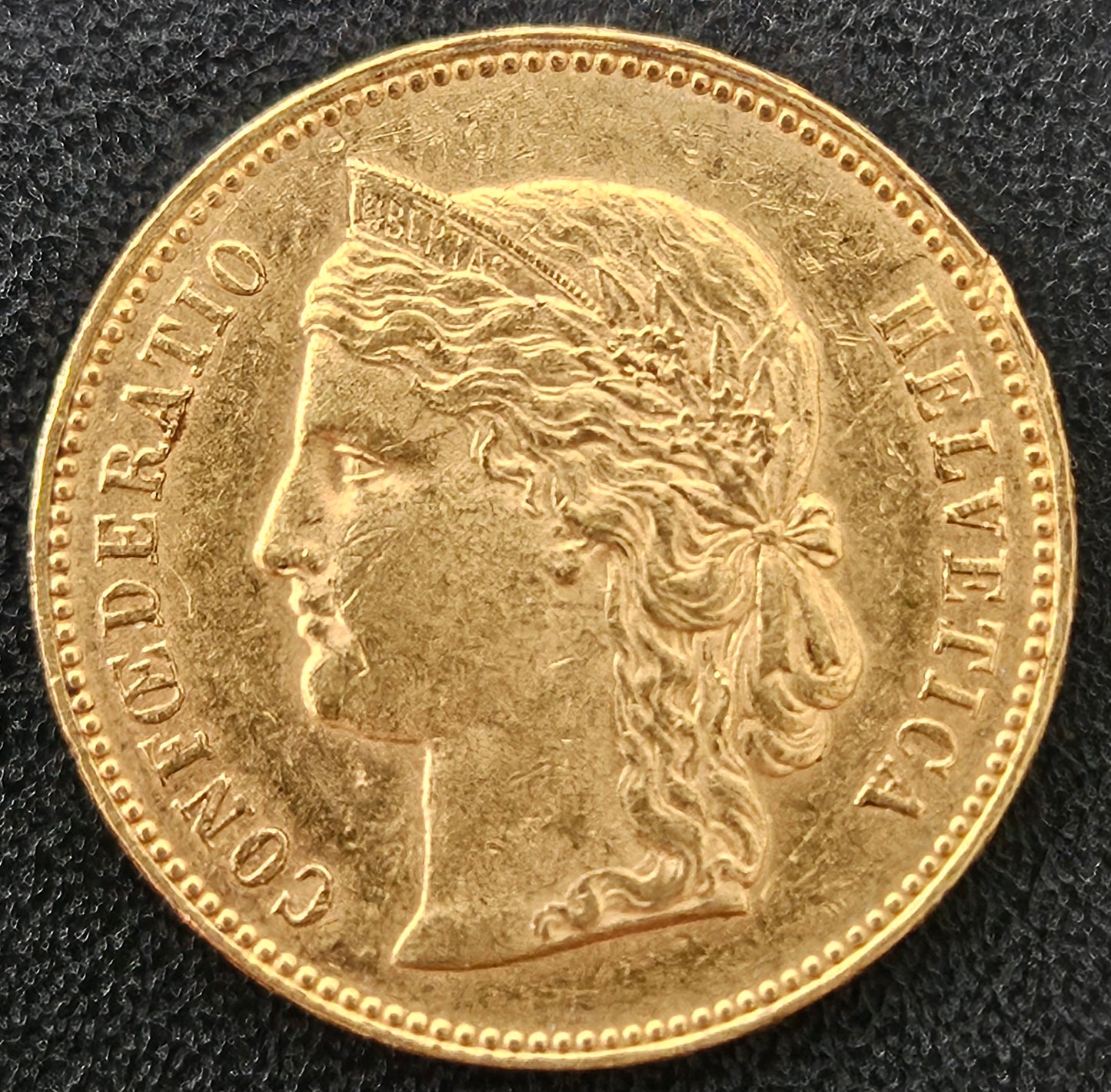 20 Franken Schweiz Helvetia / Vreneli 1895 B