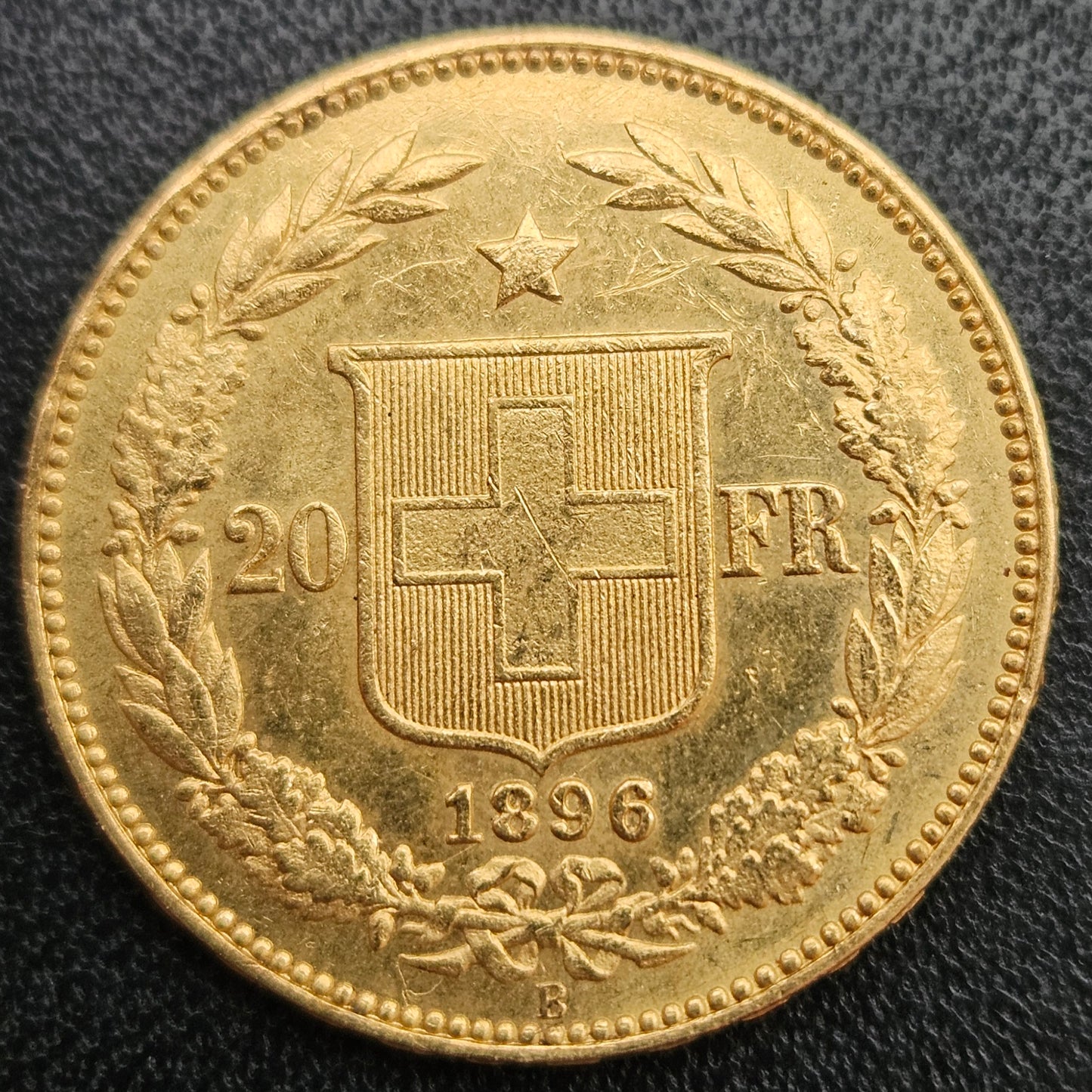 20 Franken Schweiz Helvetia / Vreneli 1896 B