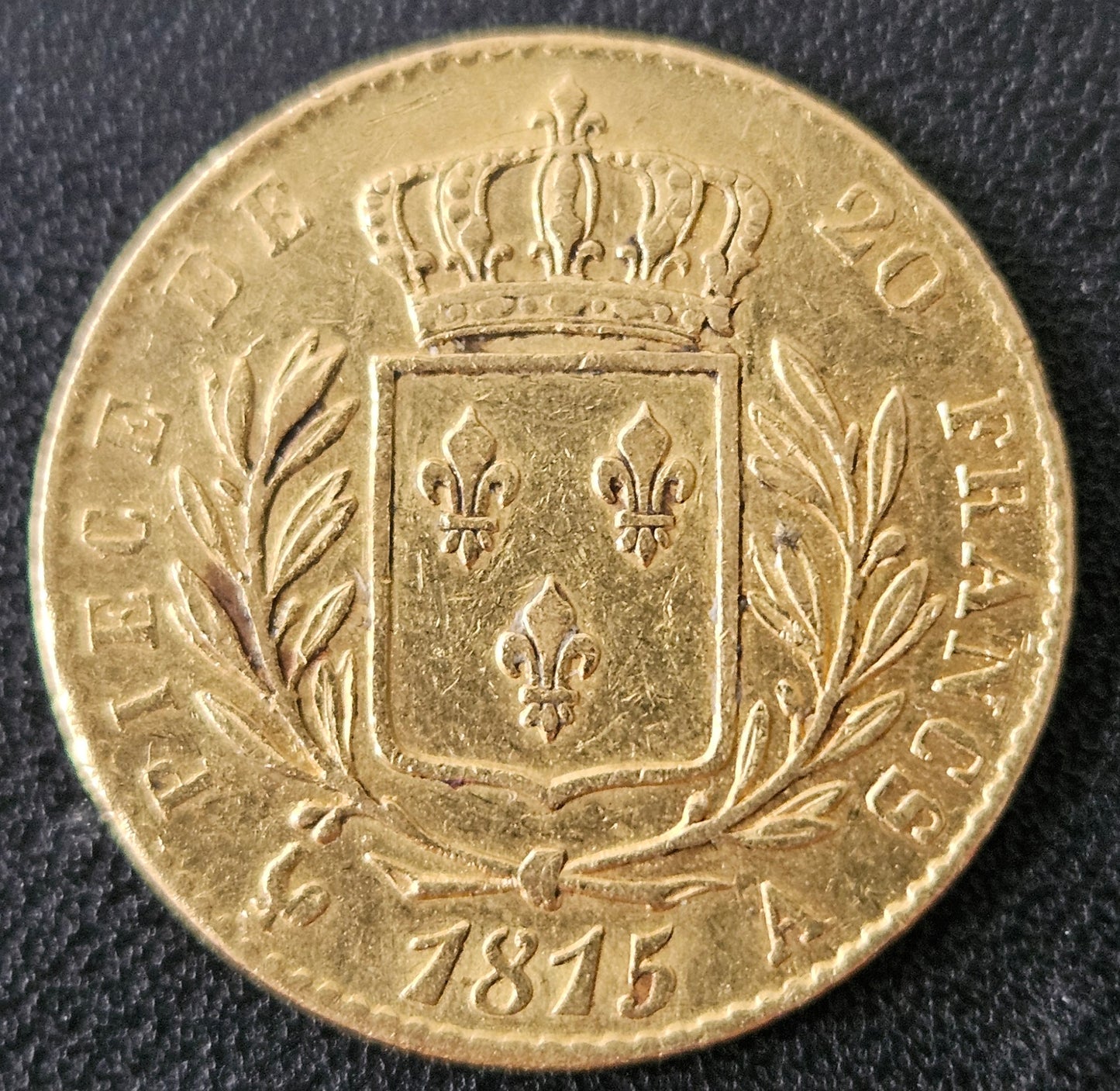 20 Francs Frankreich Louis XVIII 1815 A