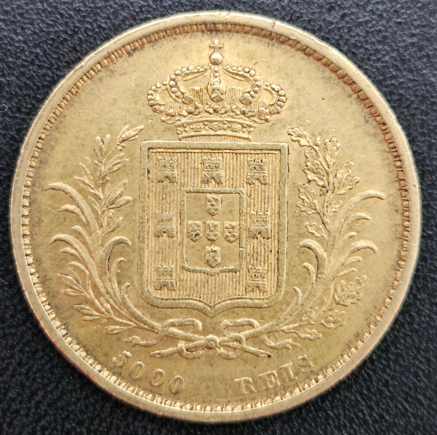 5000 Reis Portugal Luiz I 1862