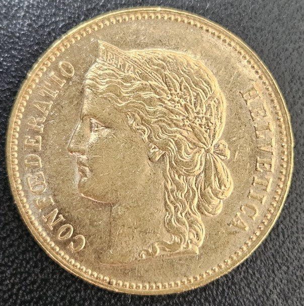 20 Franken Schweiz Helvetia / Vreneli 1896 B
