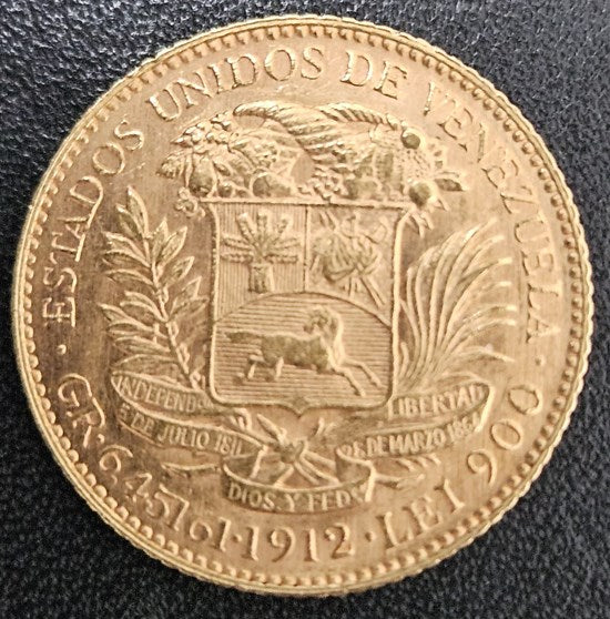 20 Bolivares Venezuela 1912