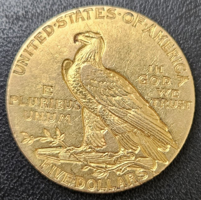 5 Dollar Amerika Indian Head 1911