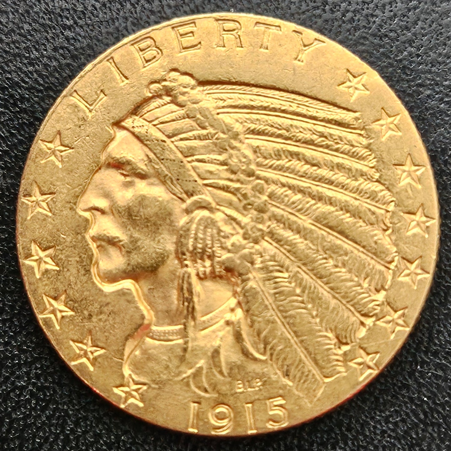 5 Dollar Amerika Indian Head 1915