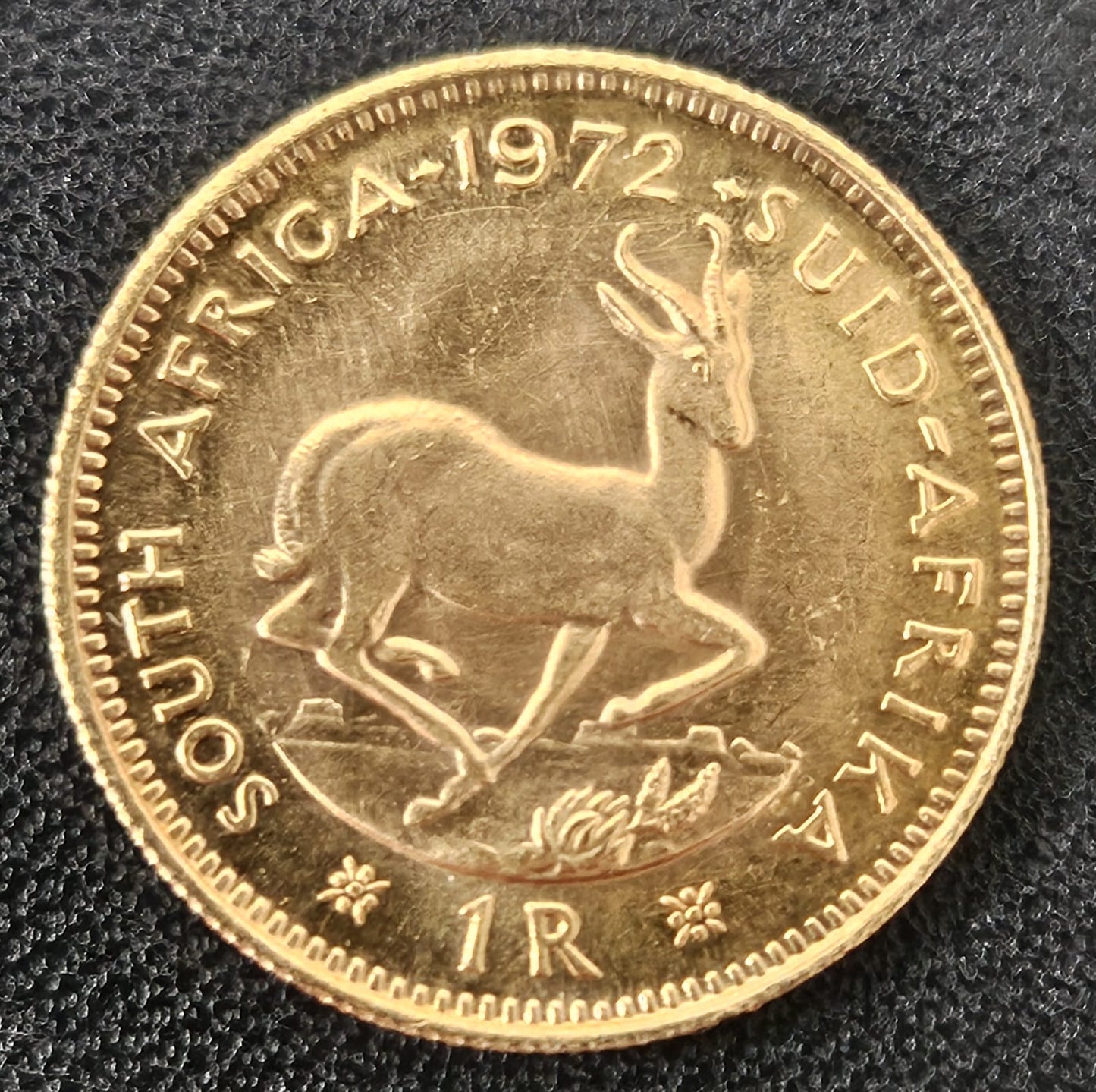 1 Rand 1972 Springbock Südafrika