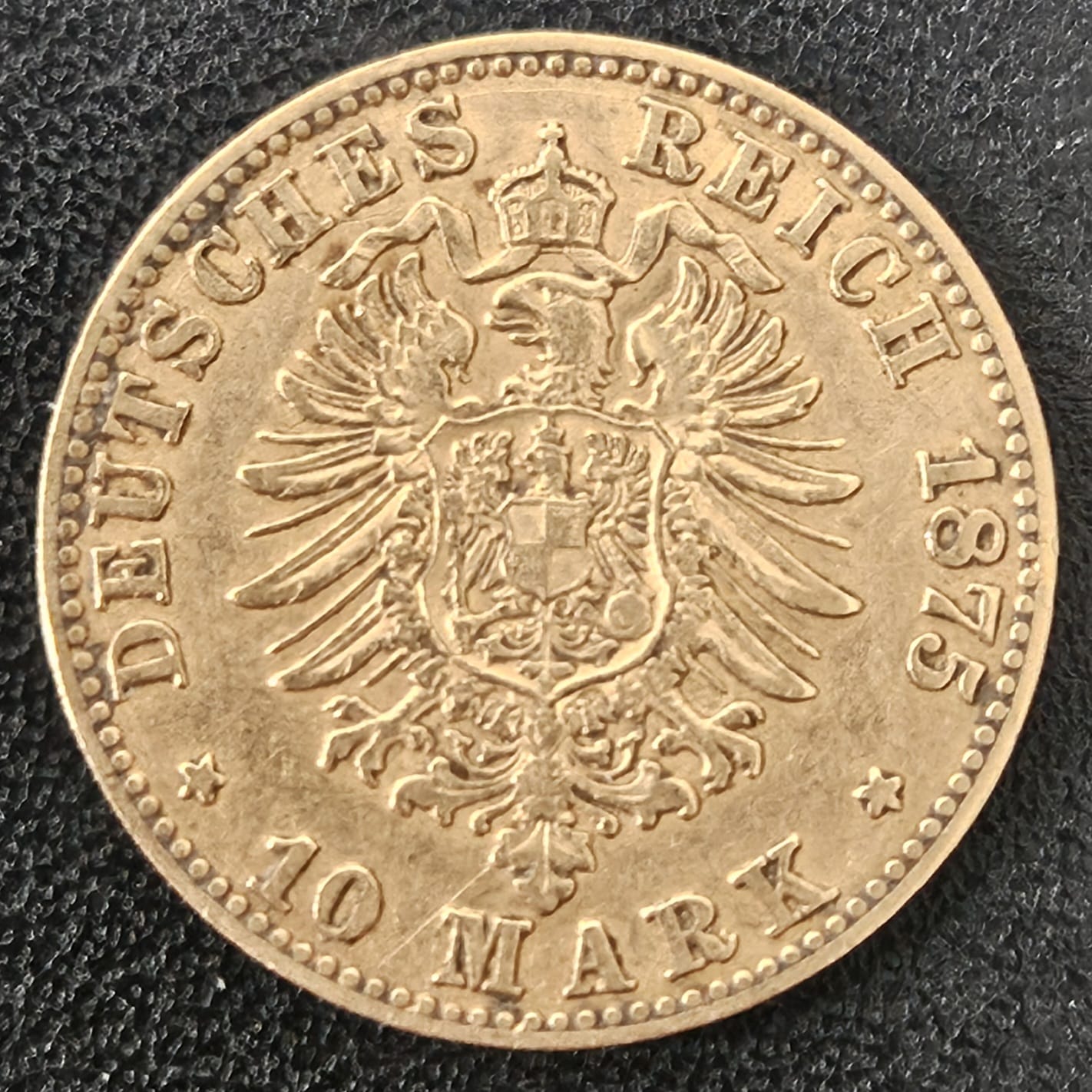 10 Mark Preußen Wilhelm I 1875 C