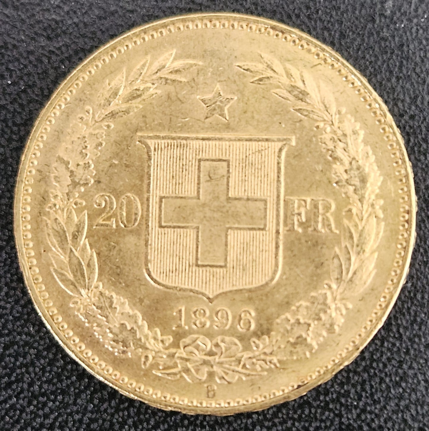 20 Franken Schweiz Helvetia / Vreneli 1896 B