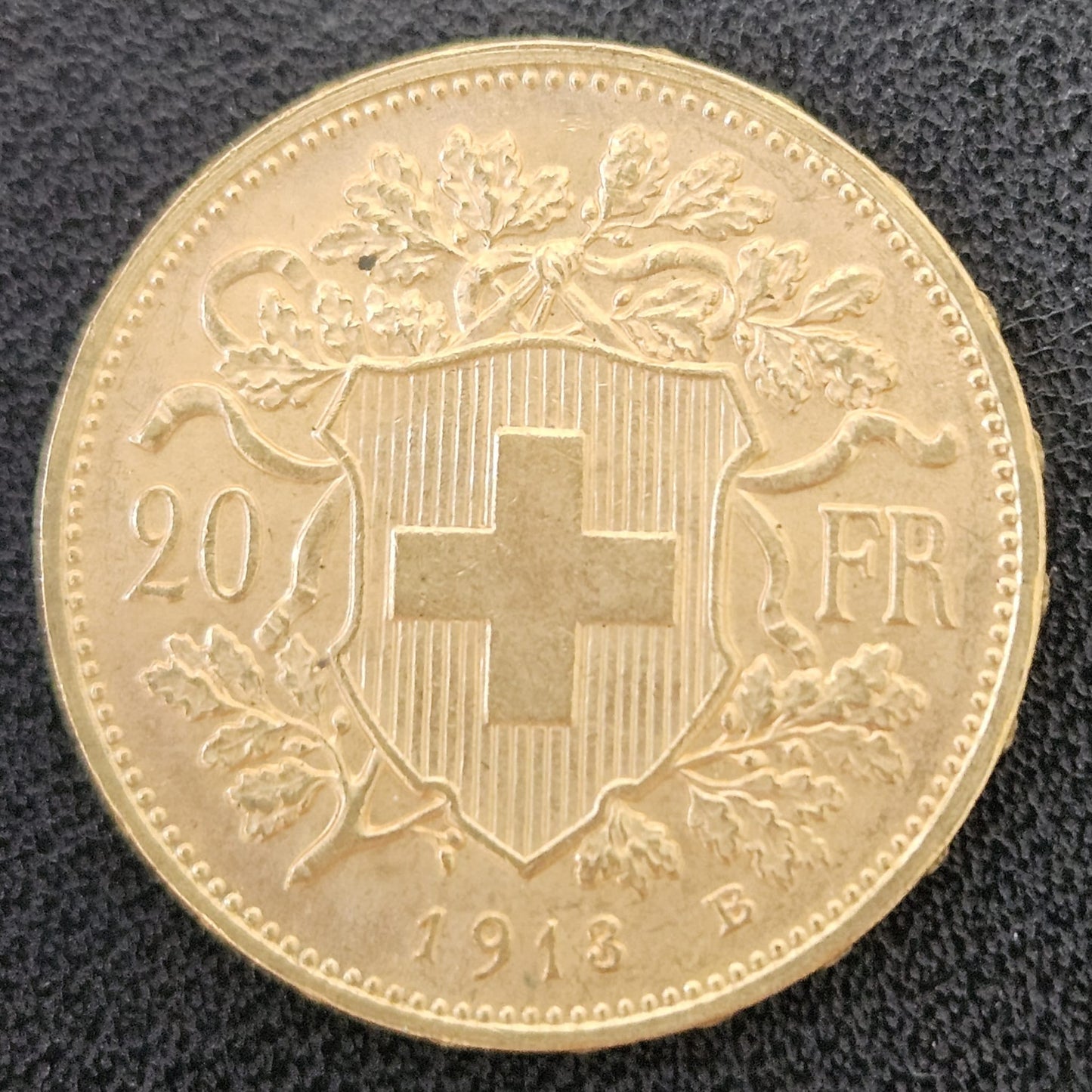 20 Franken Schweiz "Vreneli" Jahrgang 1913 B