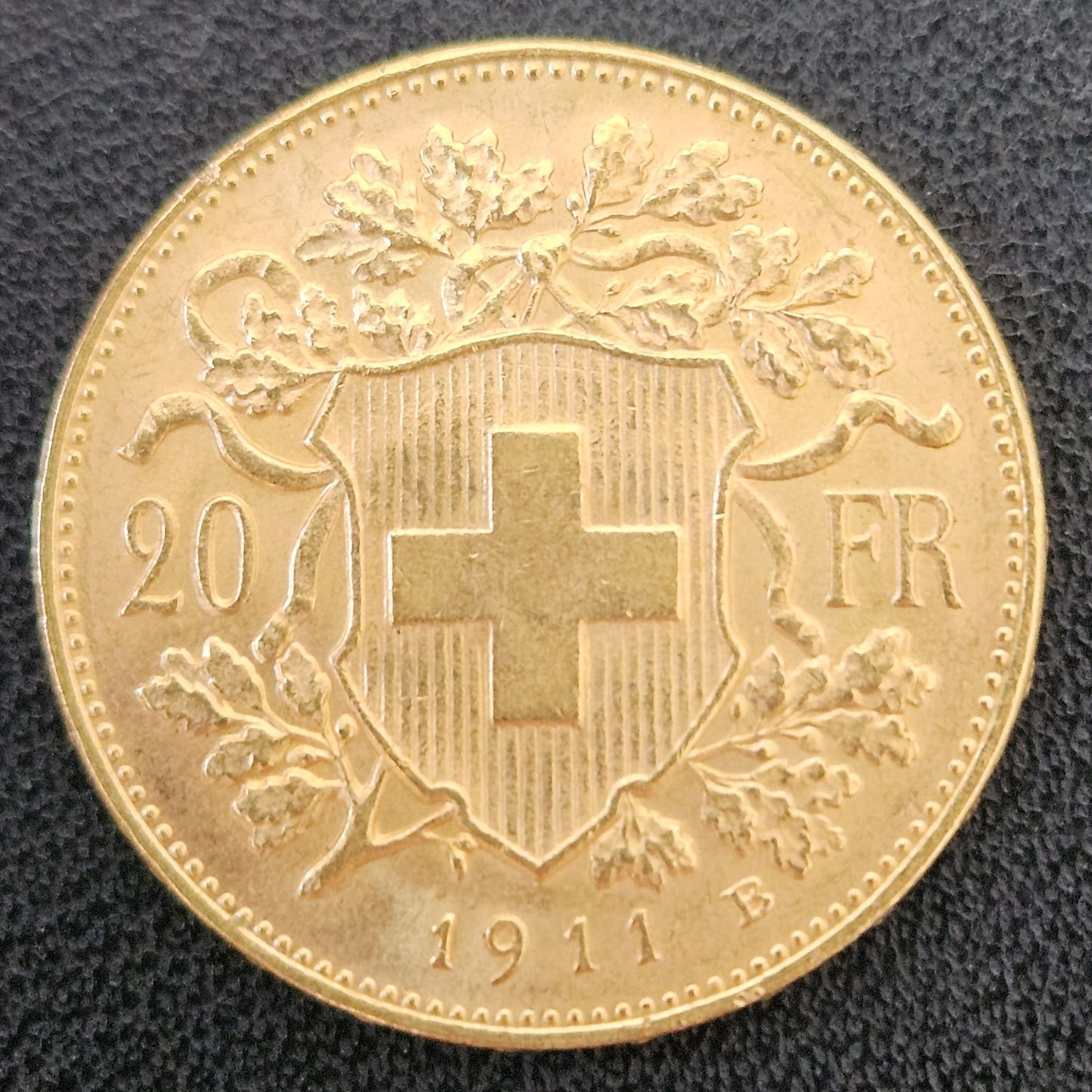 20 Franken Schweiz "Vreneli" Jahrgang 1911 B