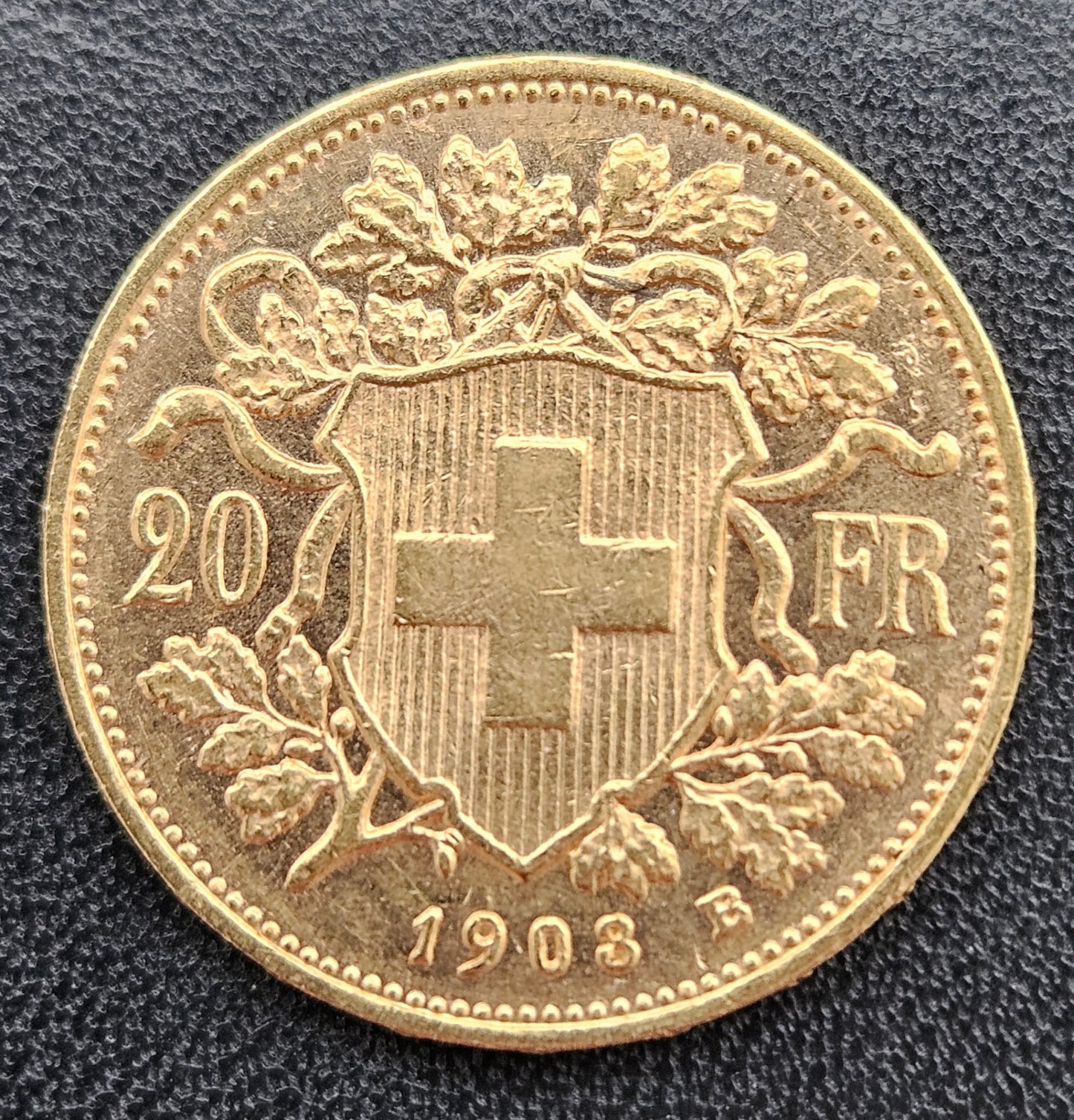 20 Franken Schweiz "Vreneli" Jahrgang 1903 B