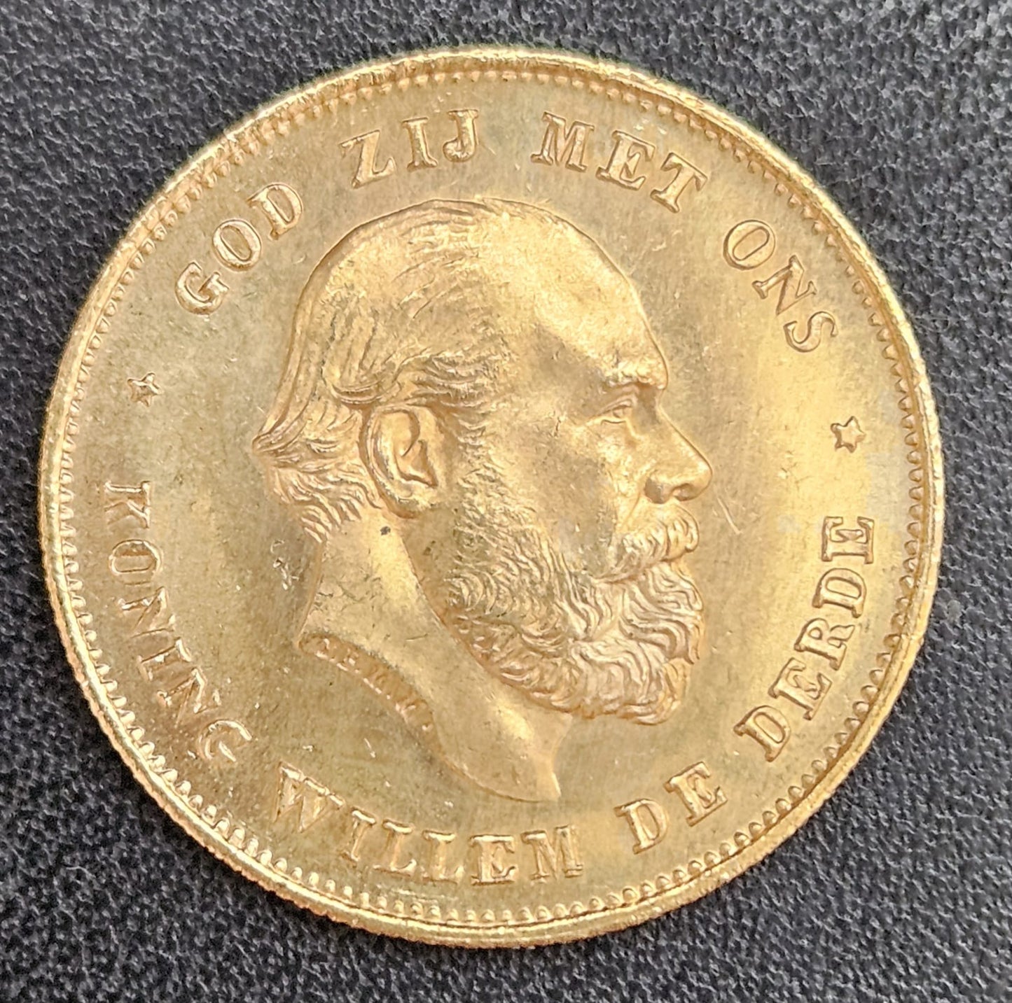 10 Gulden Niederlande Wilhelm III 1875