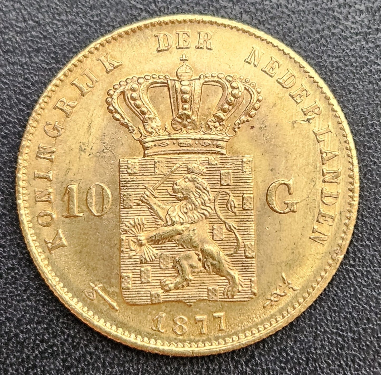10 Gulden Niederlande Wilhelm III 1877