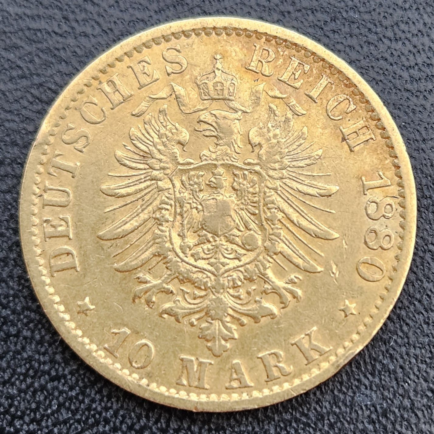 10 Mark Hamburg 1880 J