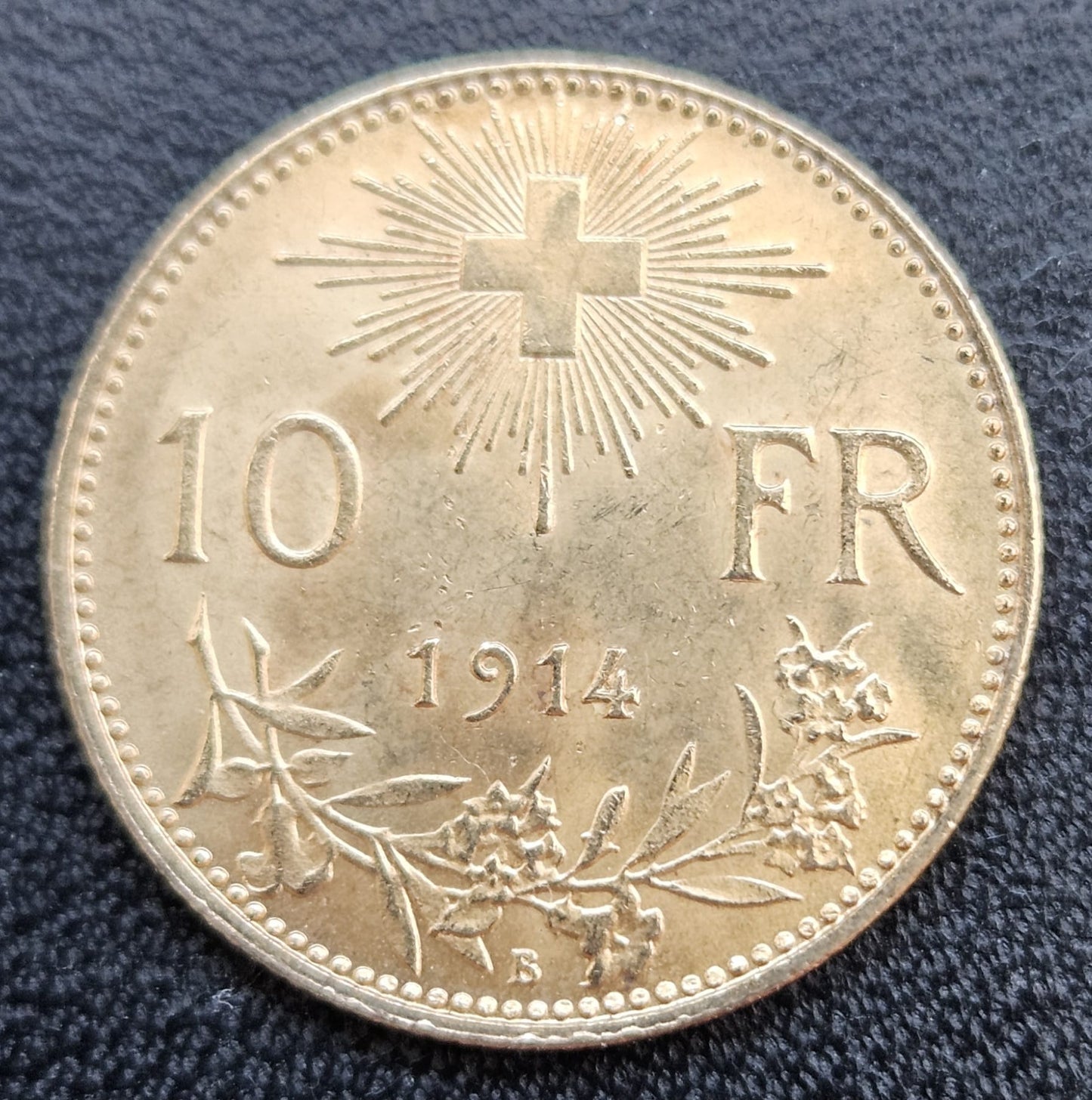 10 Franken Vreneli Schweiz 1914