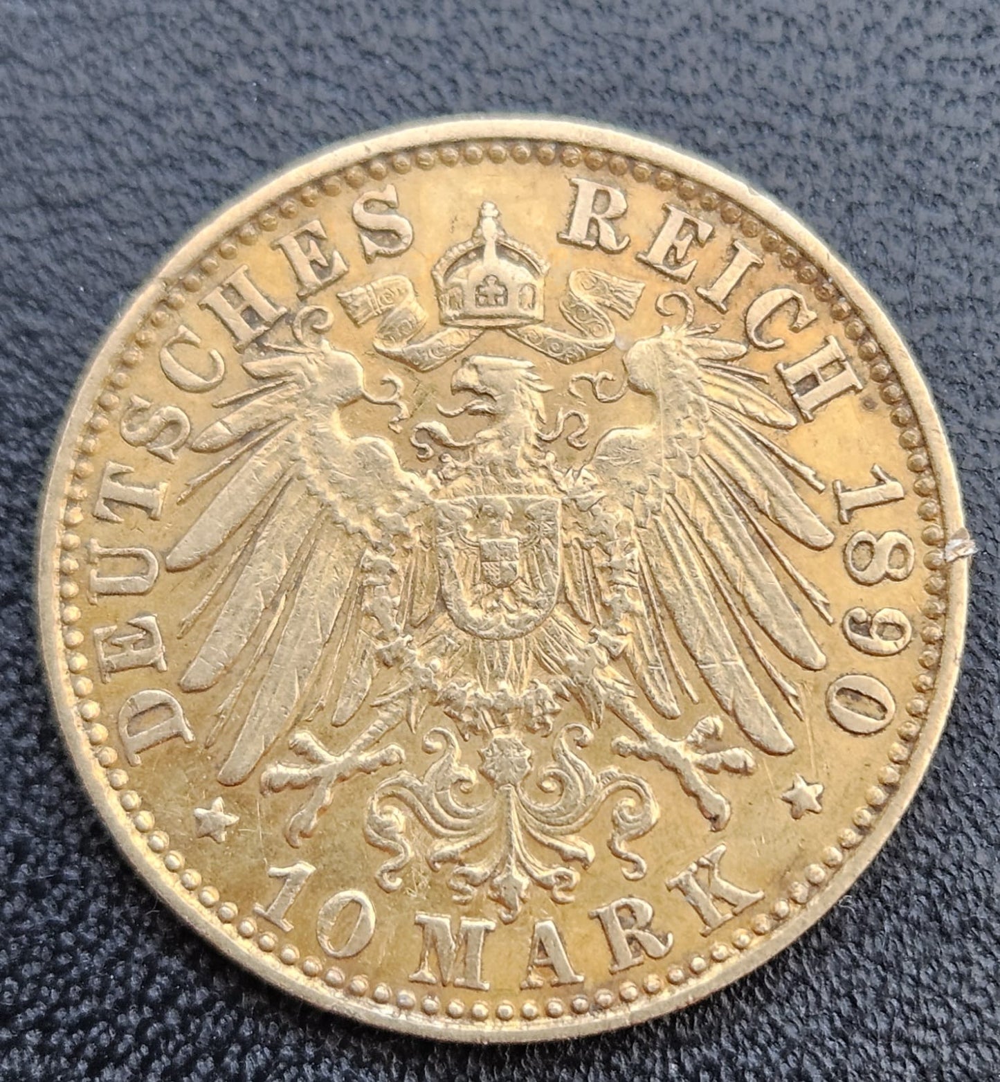 10 Mark Hamburg 1890 J