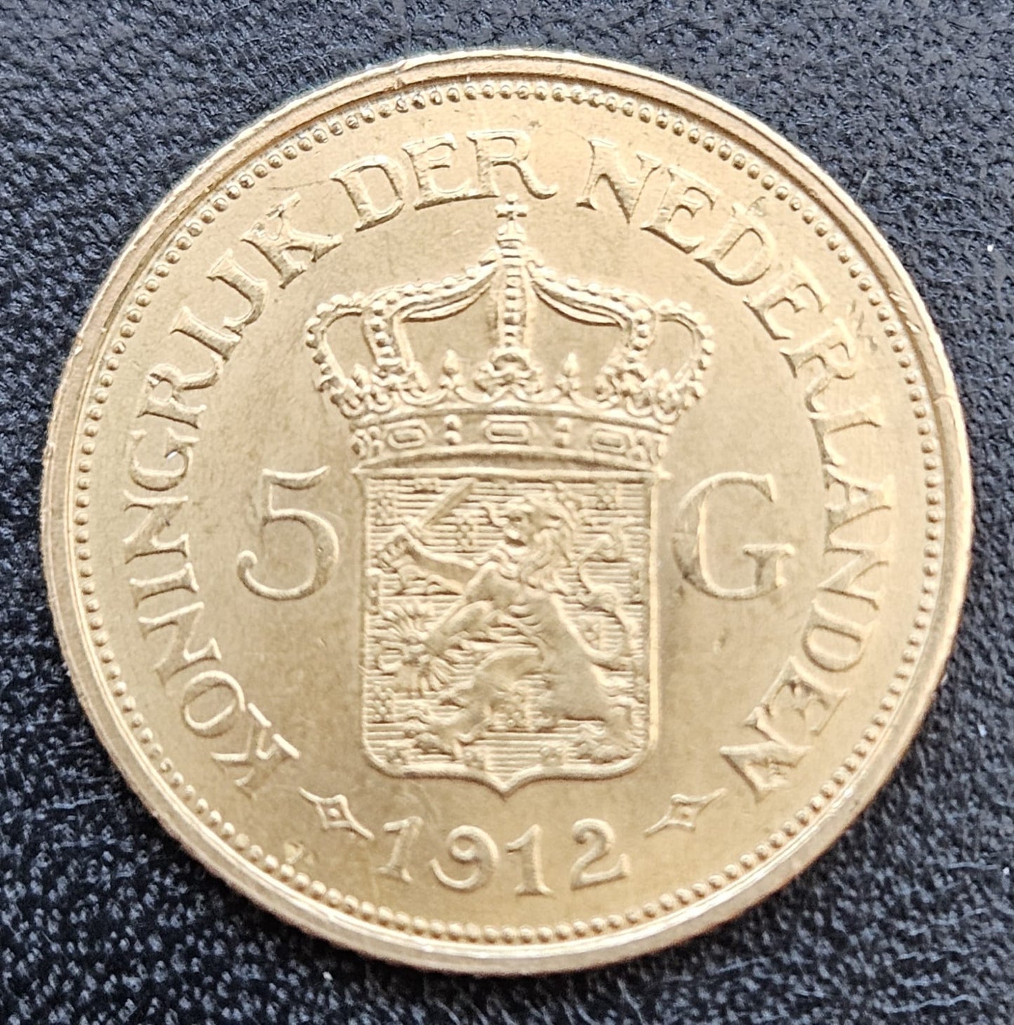 5 Gulden Niederlande Wilhelmina 1912