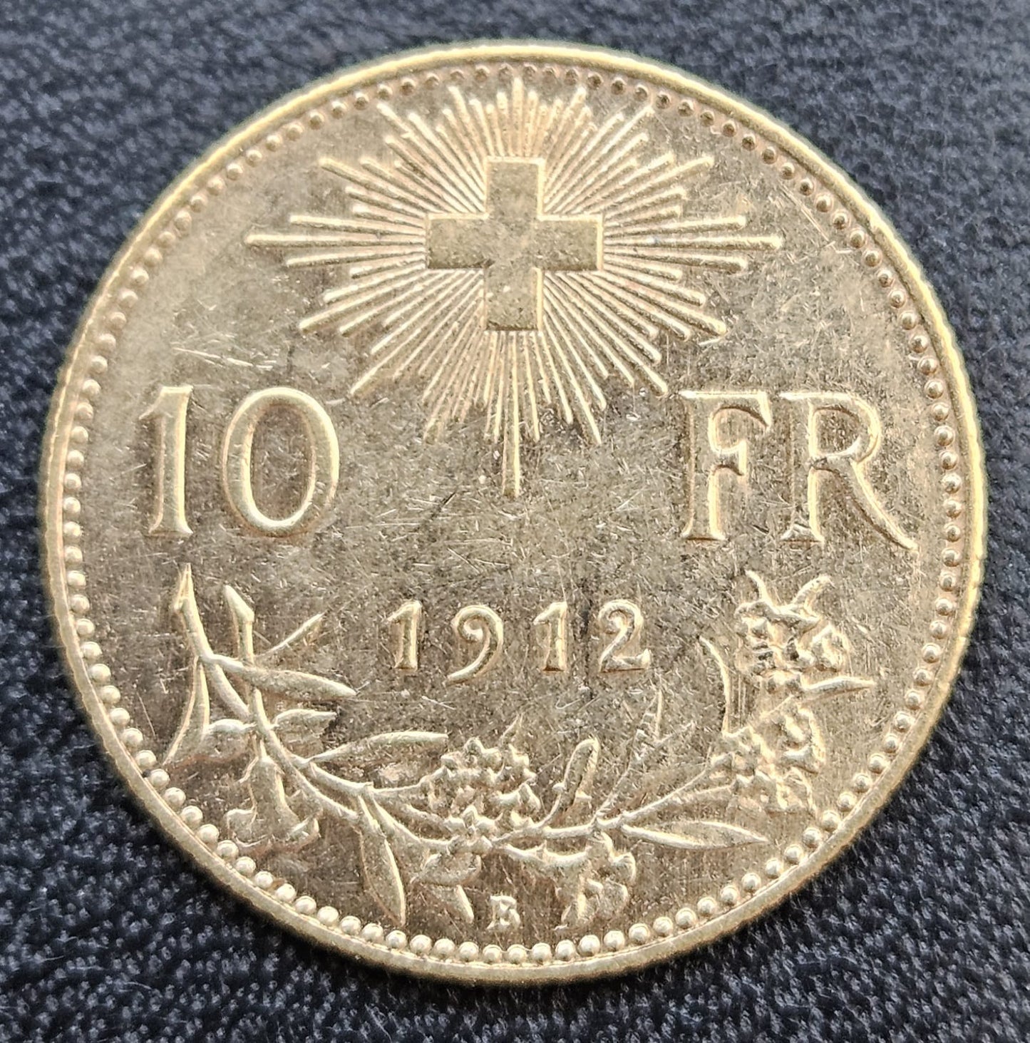 10 Franken Vreneli Schweiz 1912